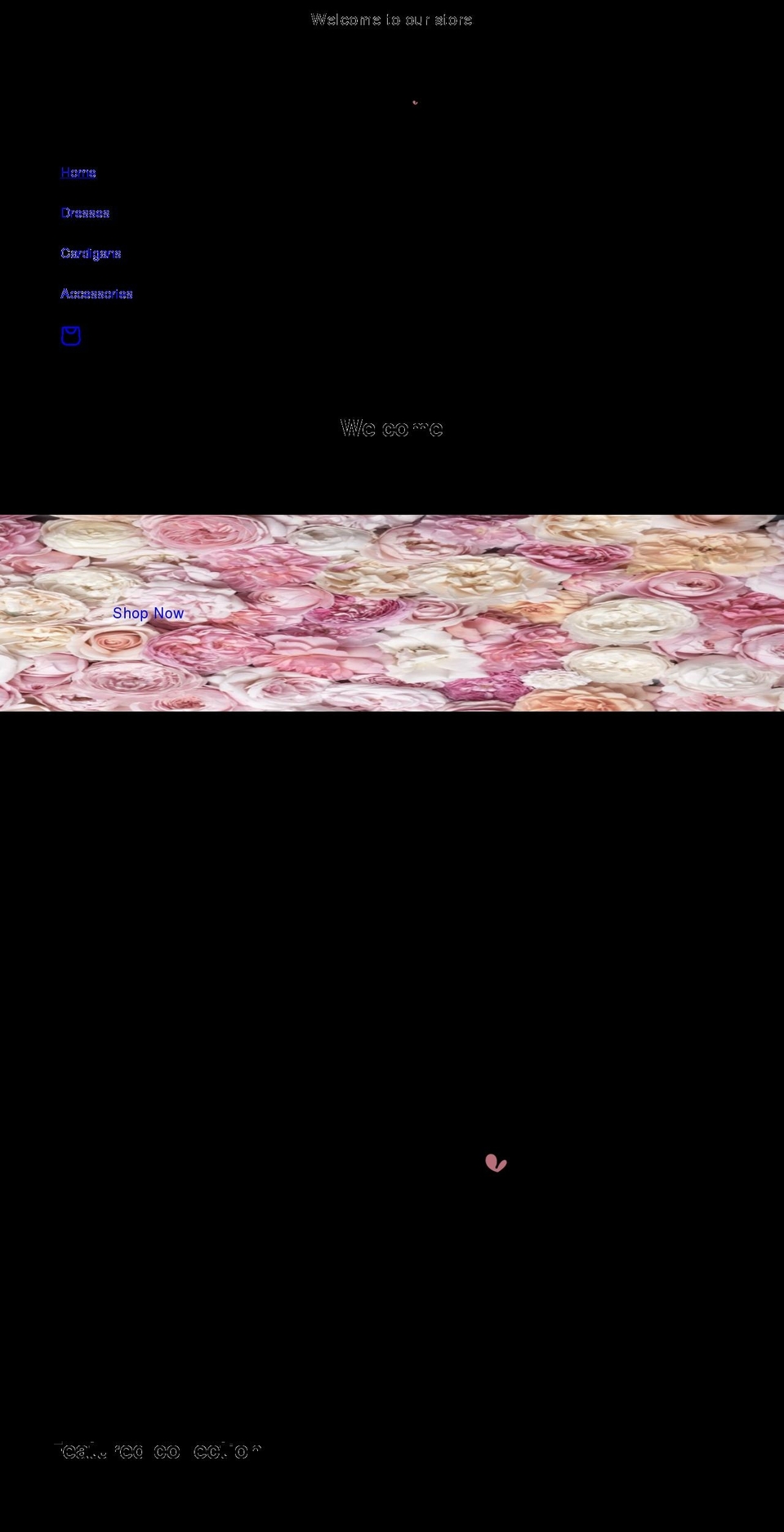 melsbloom.com shopify website screenshot