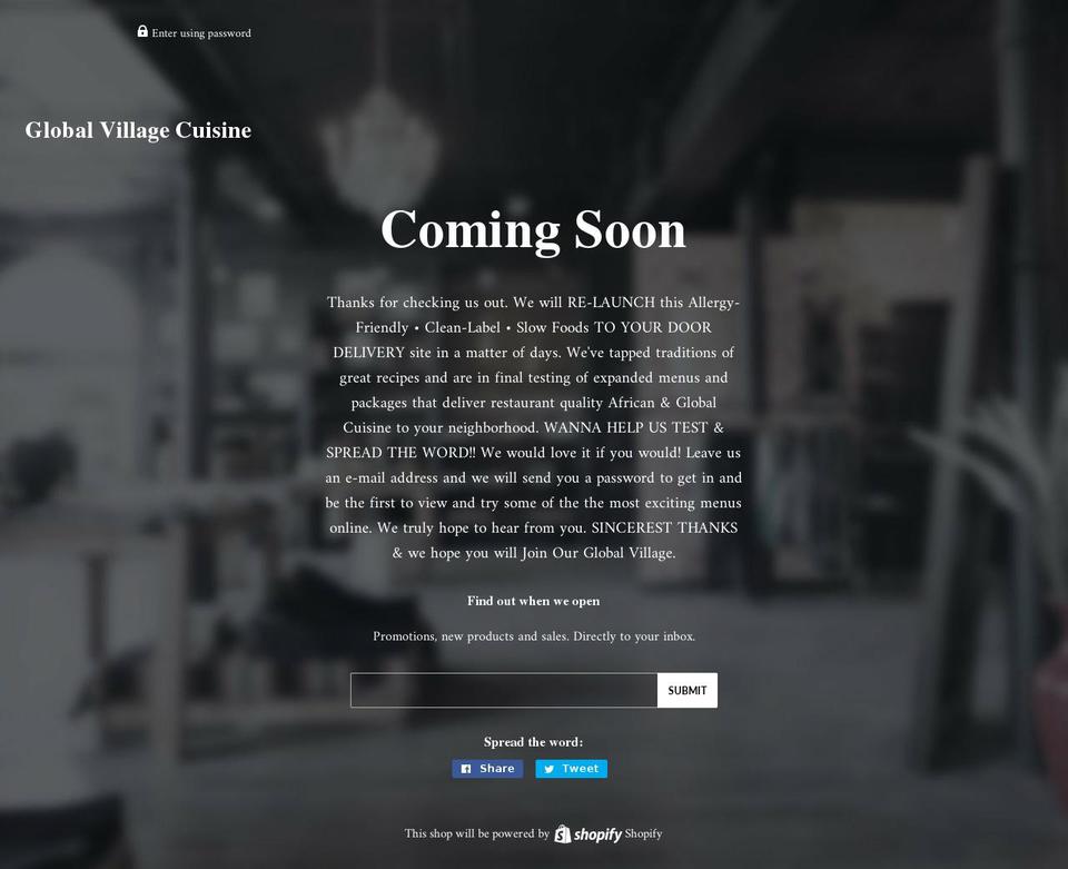 melsgourmet.com — Shopify storefront screenshot