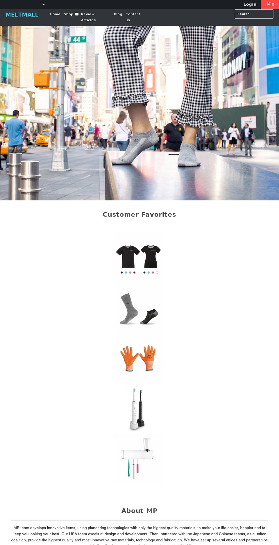 meltmall.com shopify website screenshot