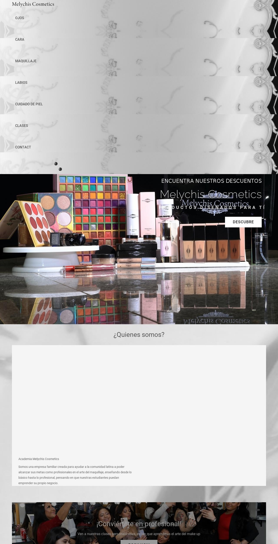melychiscosmetics.com shopify website screenshot