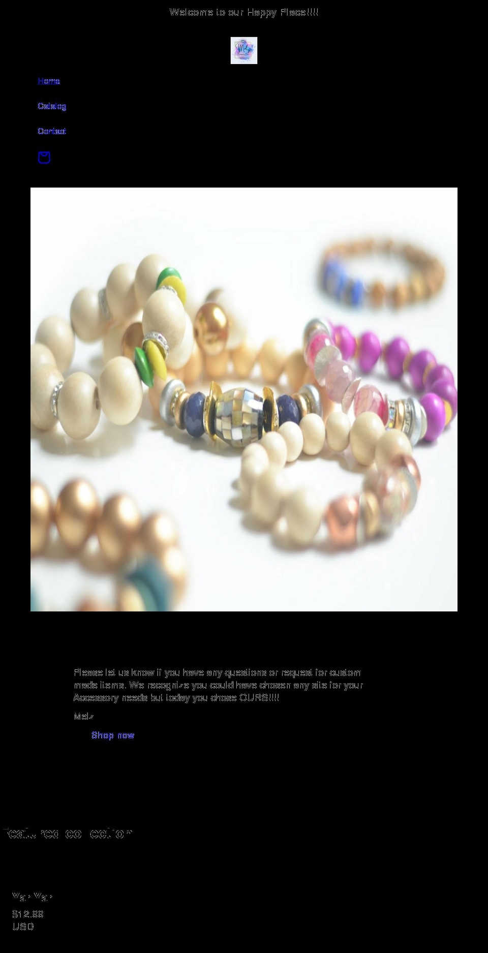 melzaccessorybar.com shopify website screenshot