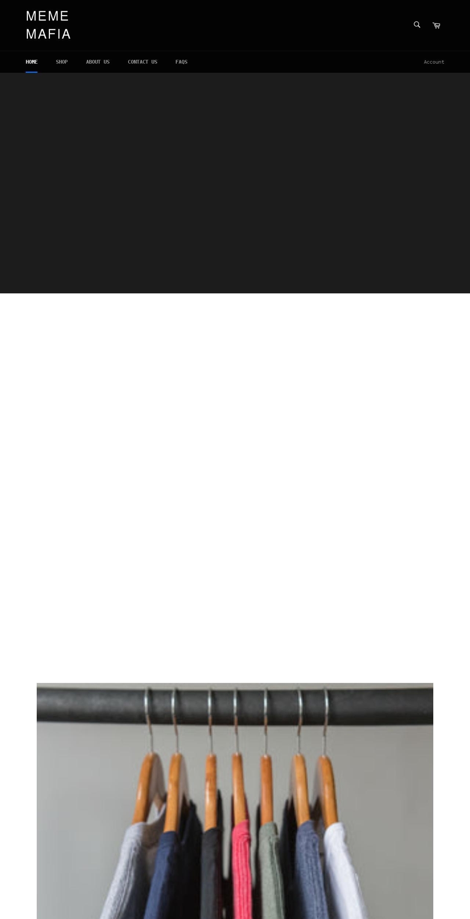 meme-mafia.com shopify website screenshot