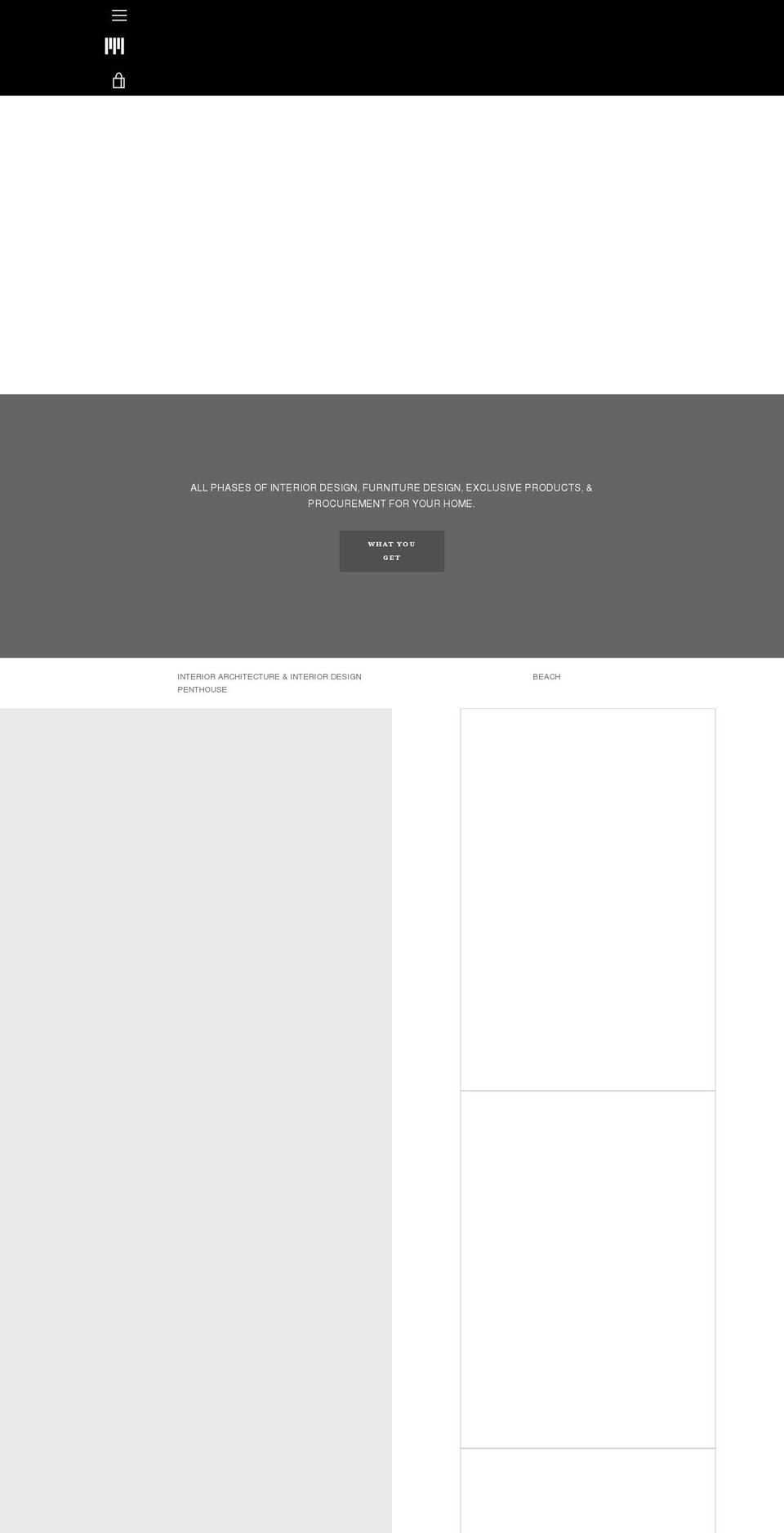 meminteriors.com shopify website screenshot