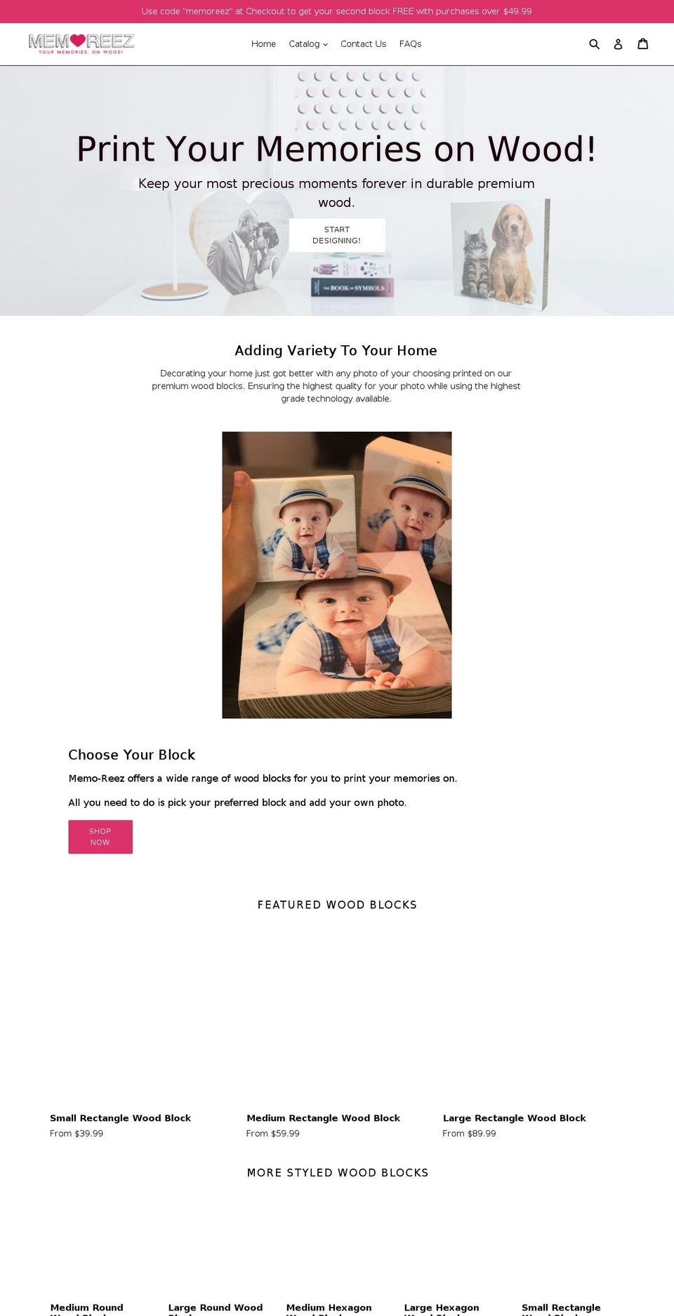 memo-reez.com — Shopify storefront screenshot