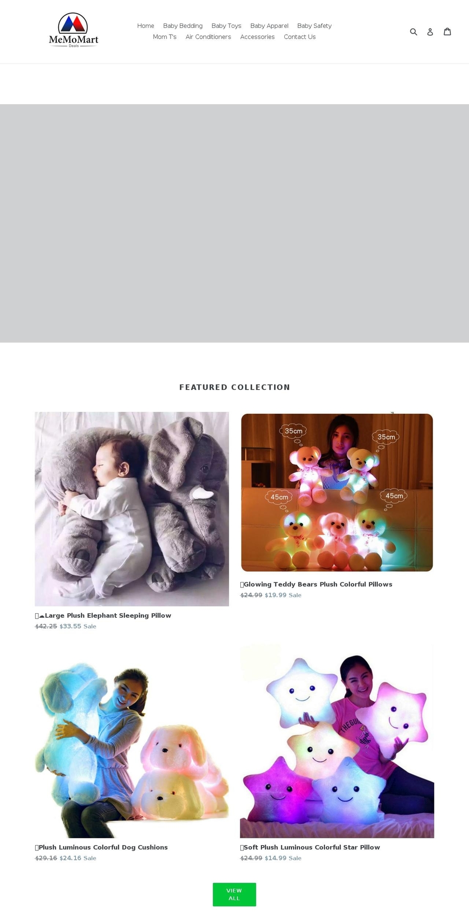 memomartdeals.com — Shopify storefront screenshot