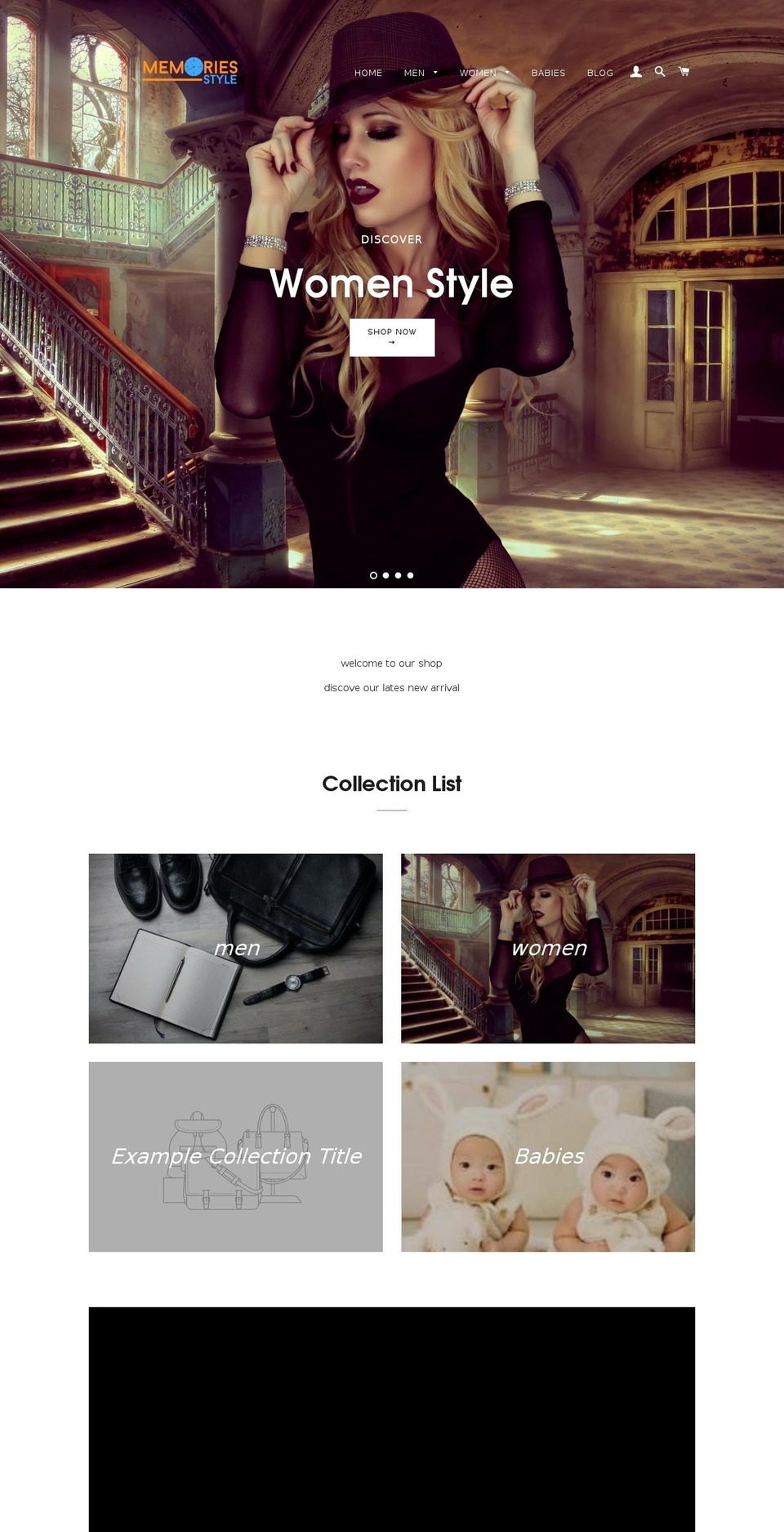 memories-style.com — Shopify storefront screenshot