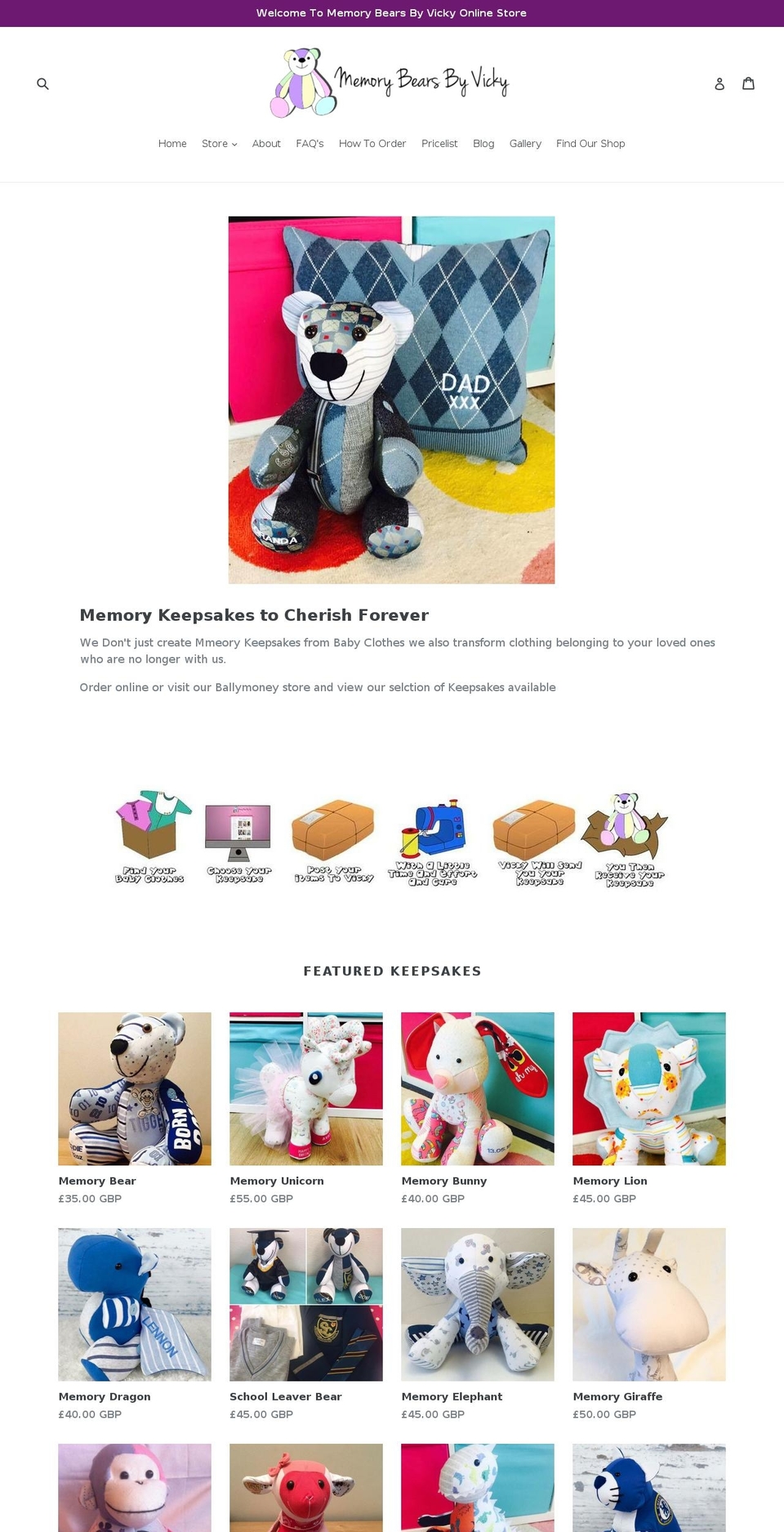 memorybears-byvicky.com shopify website screenshot