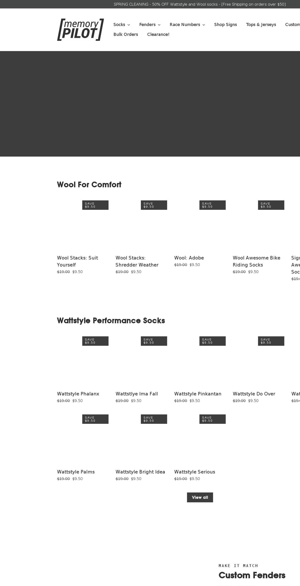 memorypilot.com shopify website screenshot