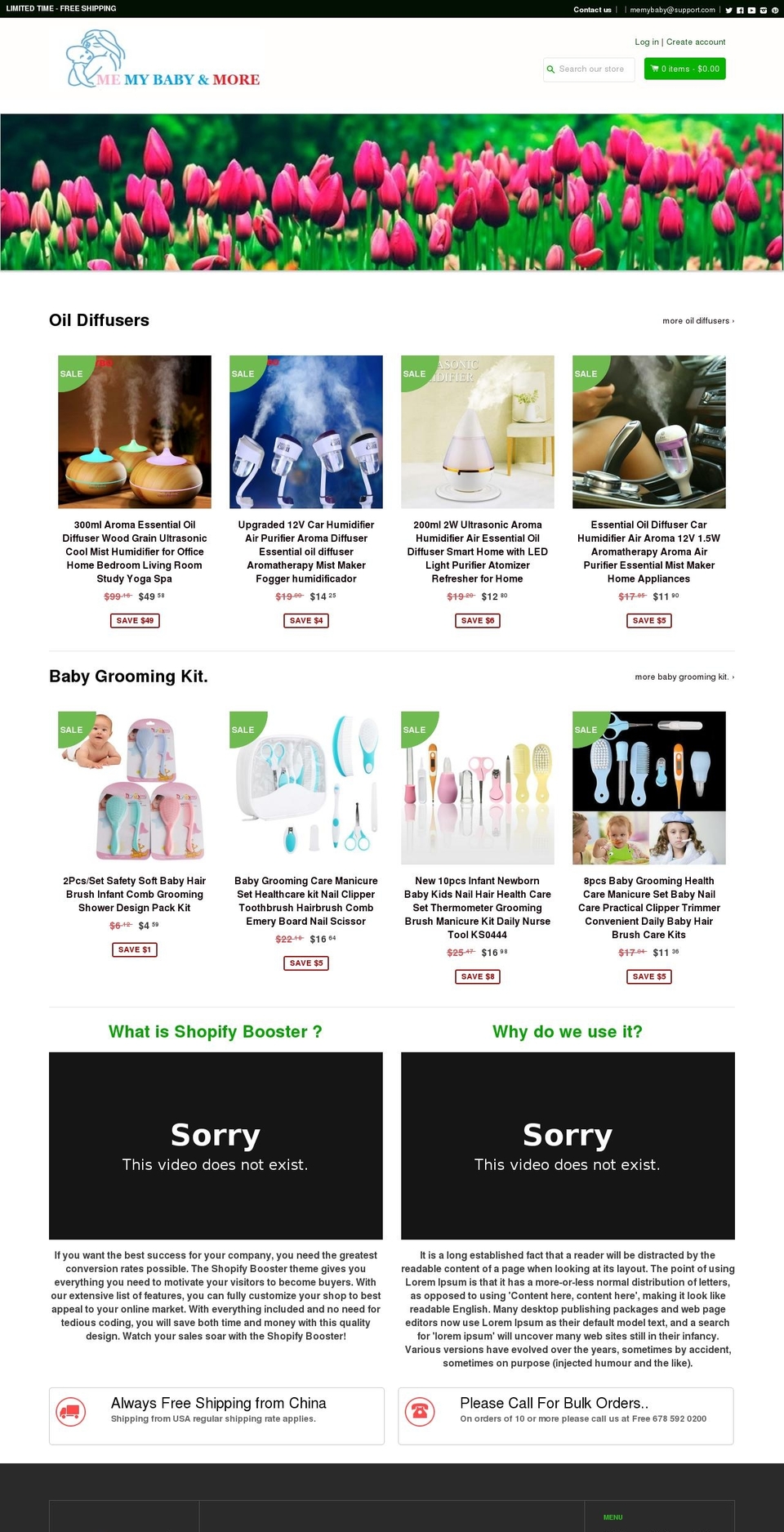 memybaby.com shopify website screenshot