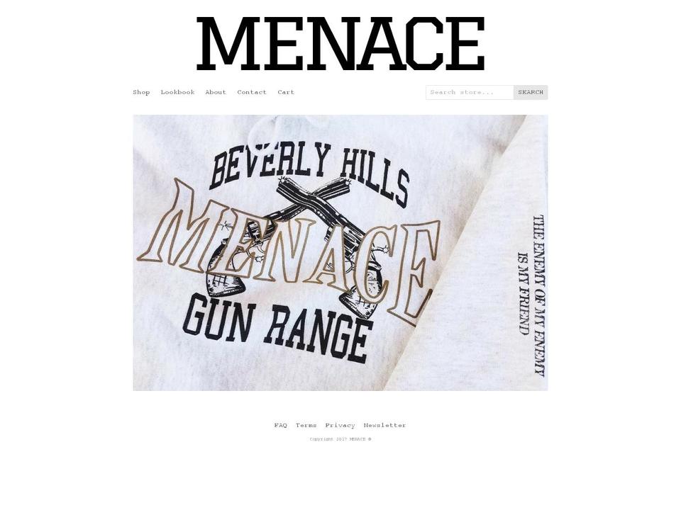 menacelosangeles.com shopify website screenshot