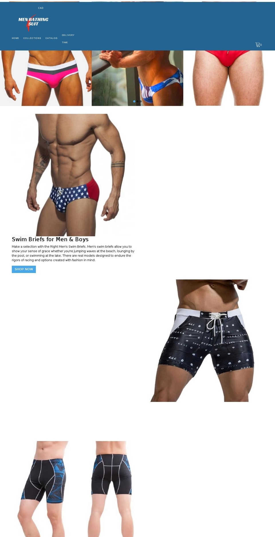 menbathingsuit.com shopify website screenshot