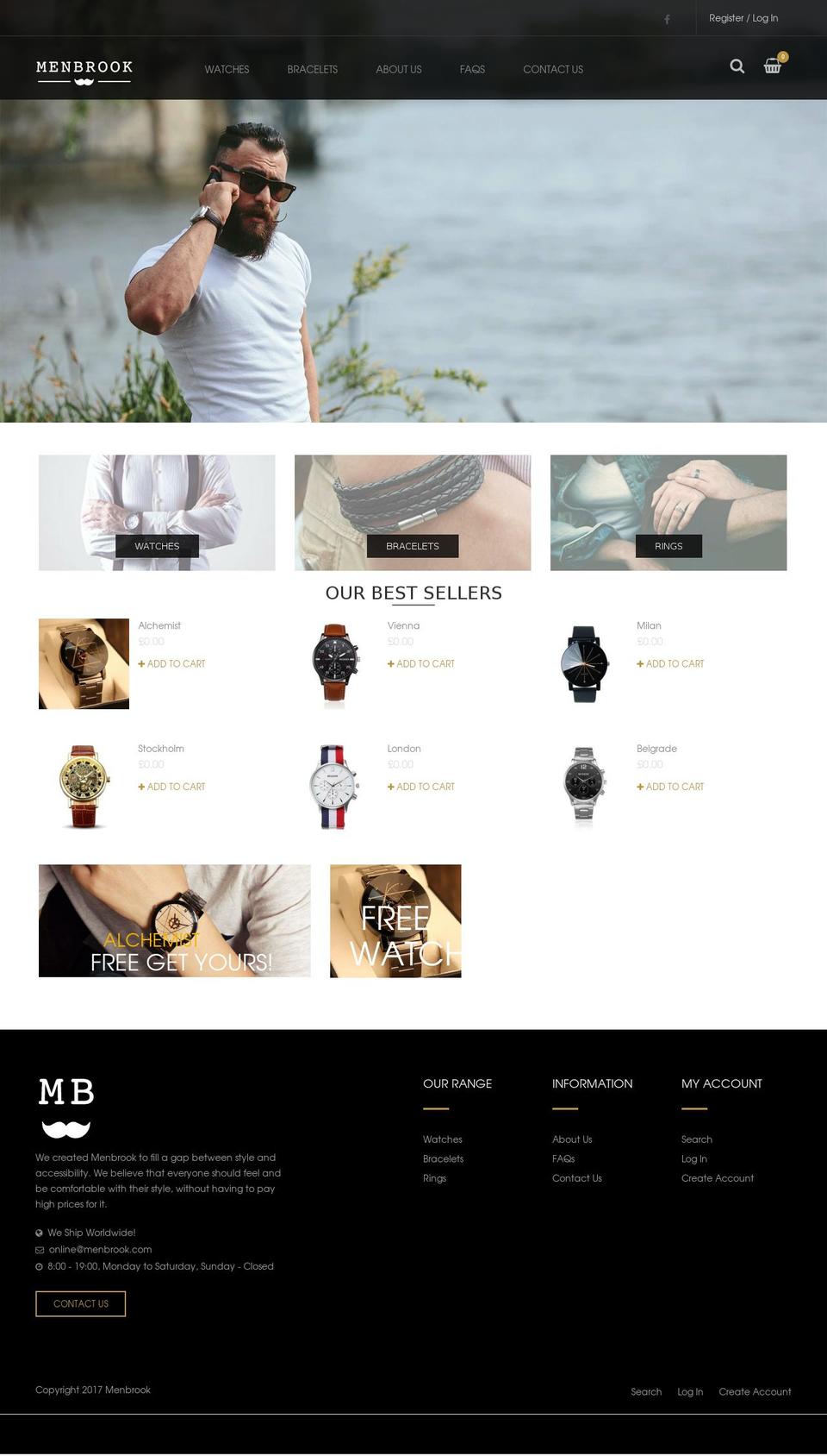 hermes-demo-home1 Shopify theme site example menbrook.com