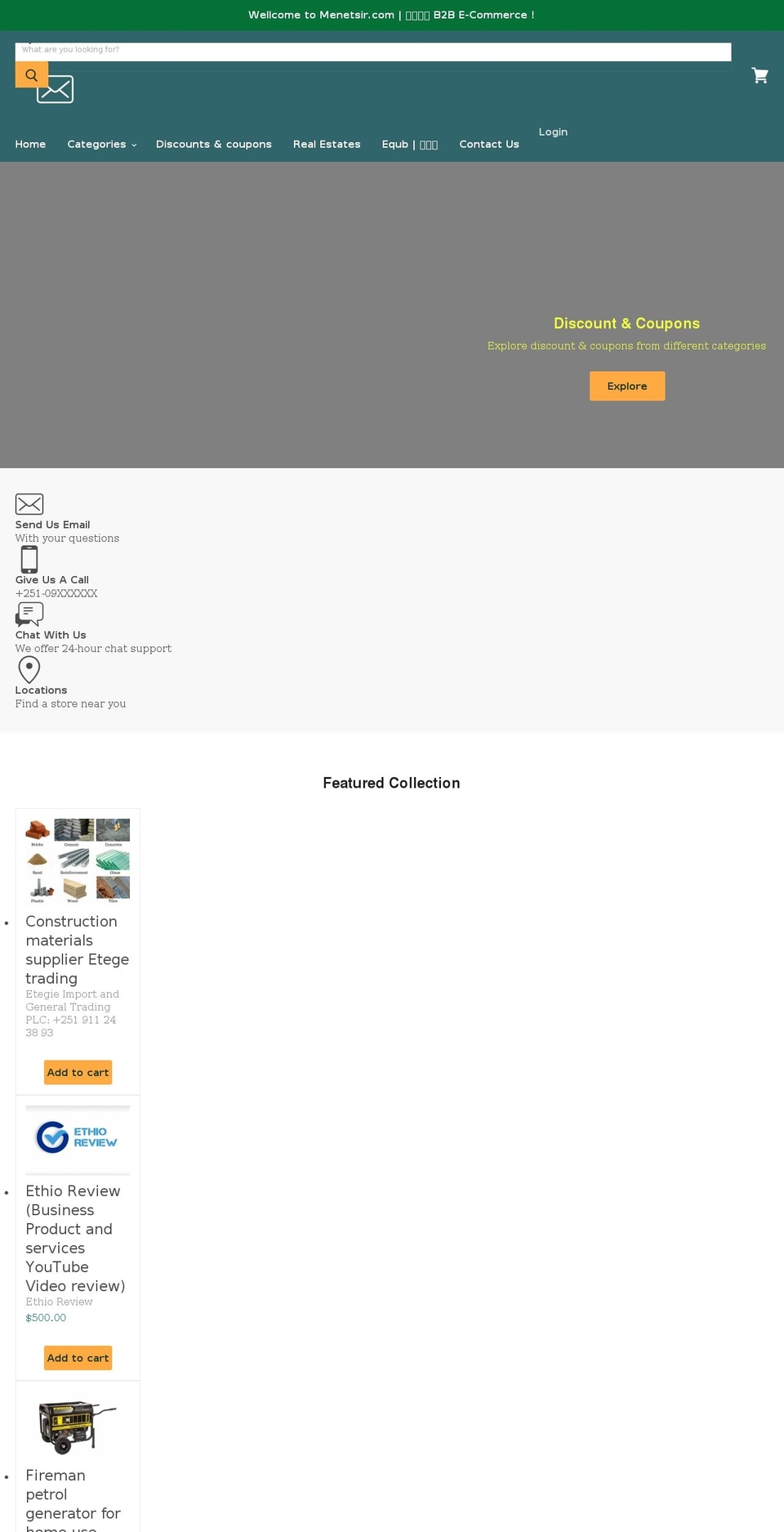 menetsir.com shopify website screenshot