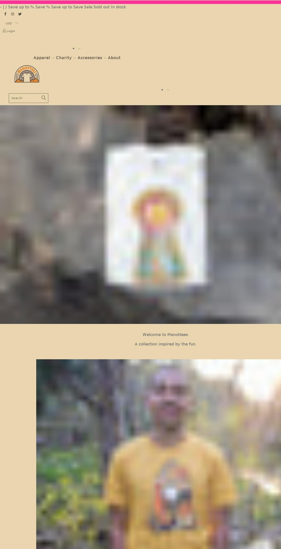 menottees.com shopify website screenshot