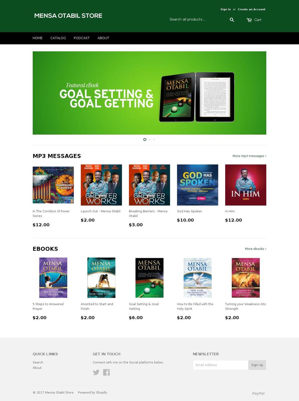 mensaotabil.com shopify website screenshot