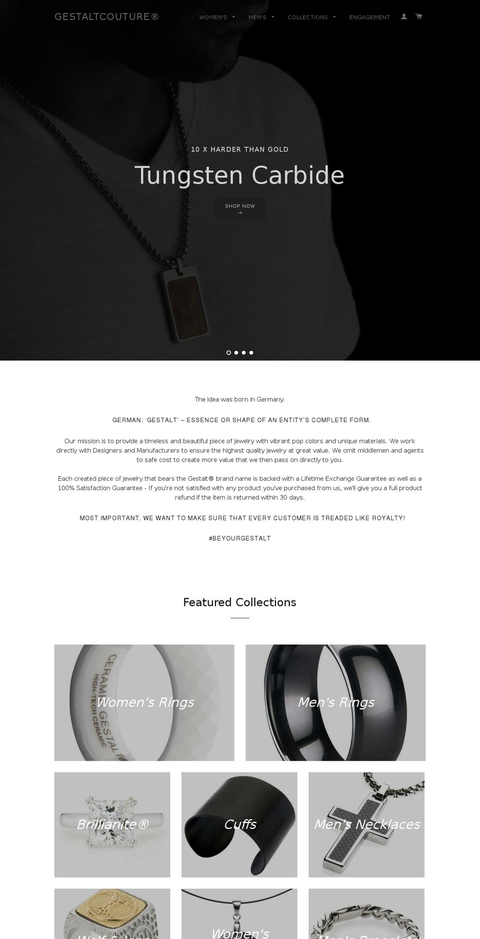 menstungstenweddingband.com shopify website screenshot