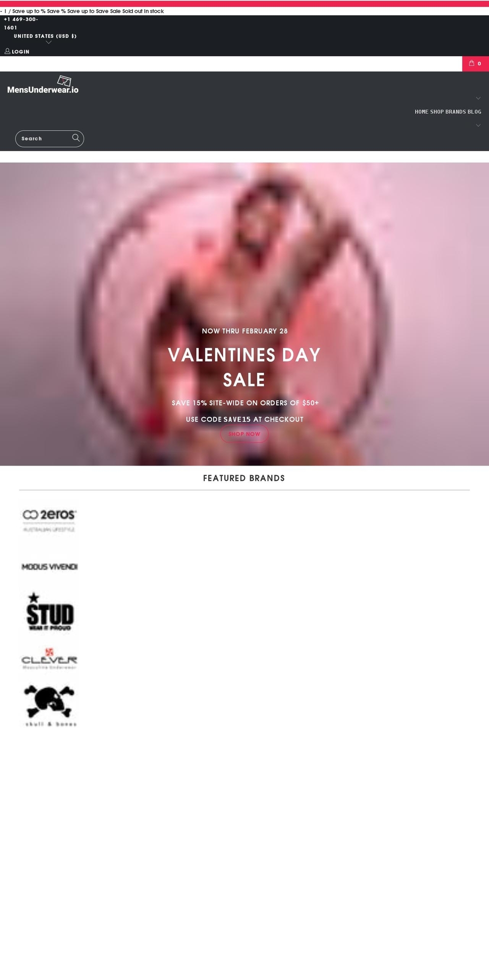 mensunderwear.io shopify website screenshot