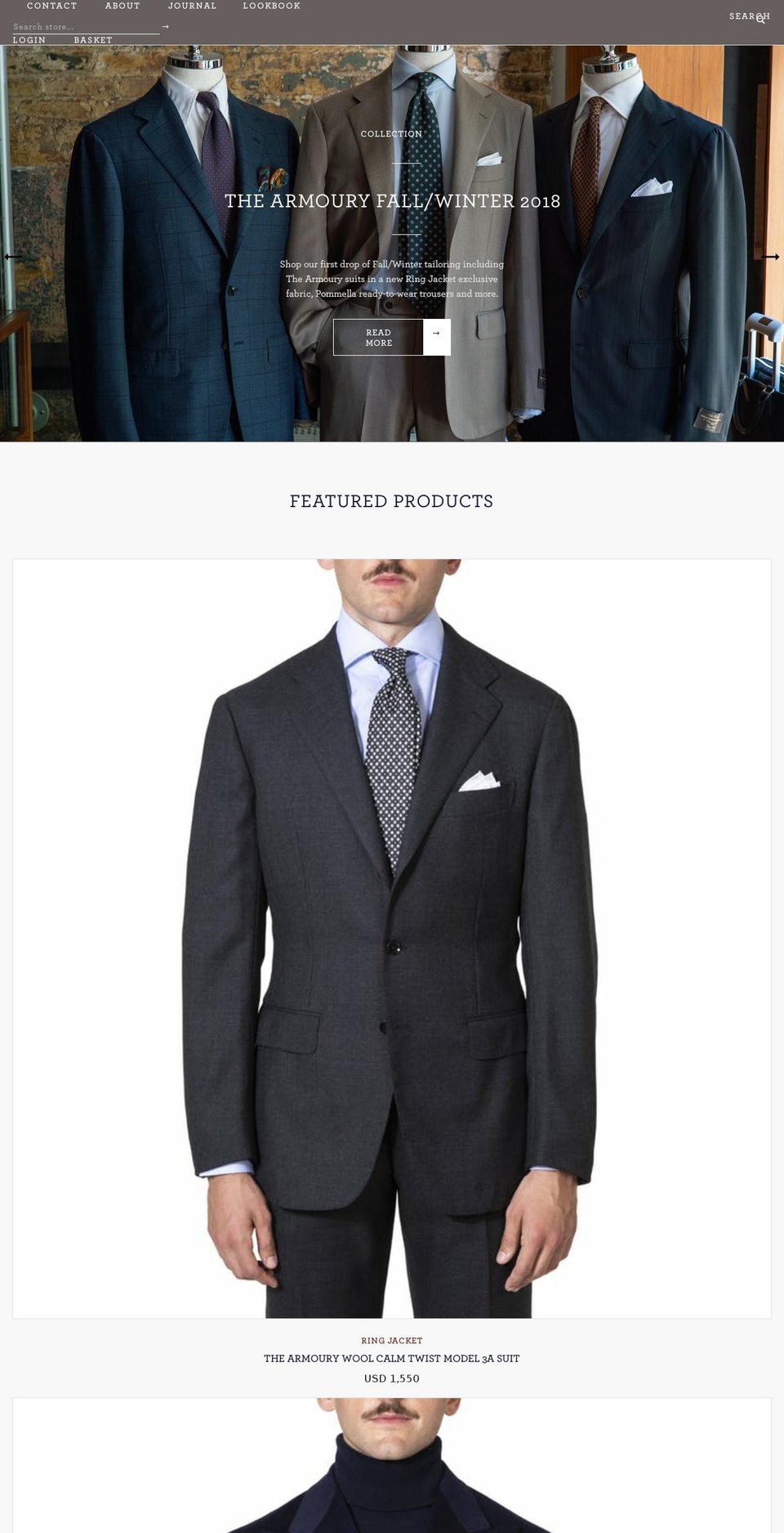 menswear.tips shopify website screenshot