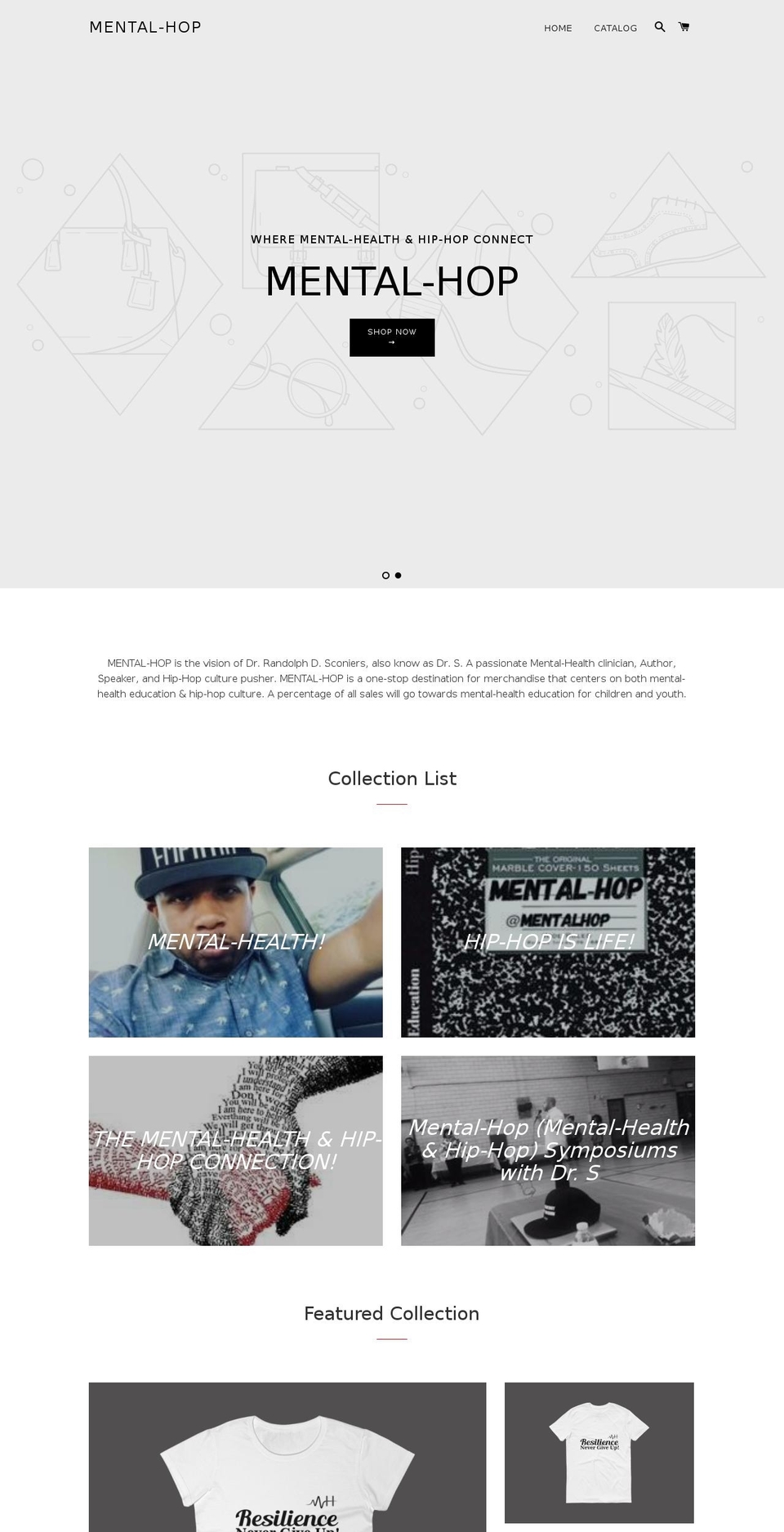 mental-hop.com shopify website screenshot