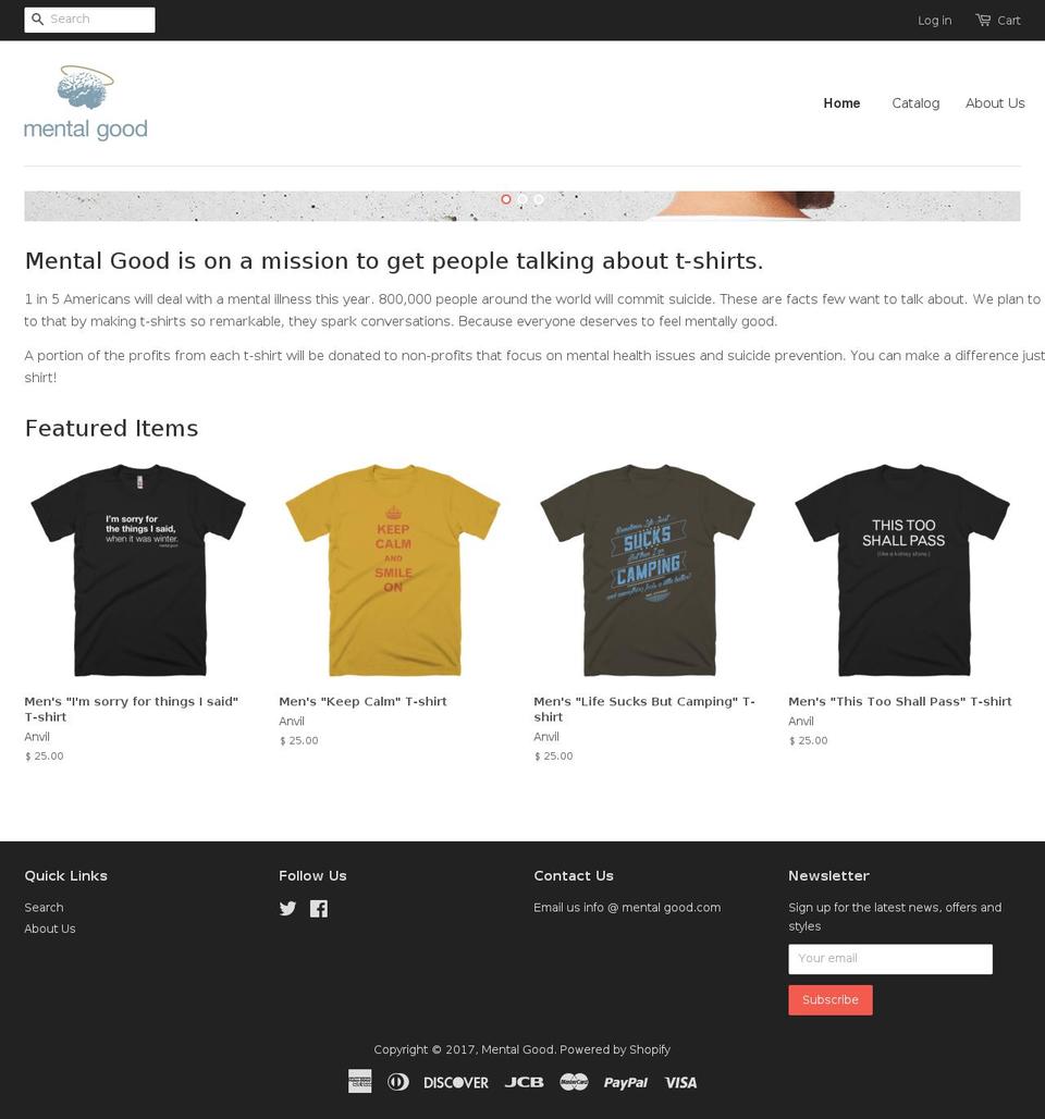 mentalgood.com shopify website screenshot