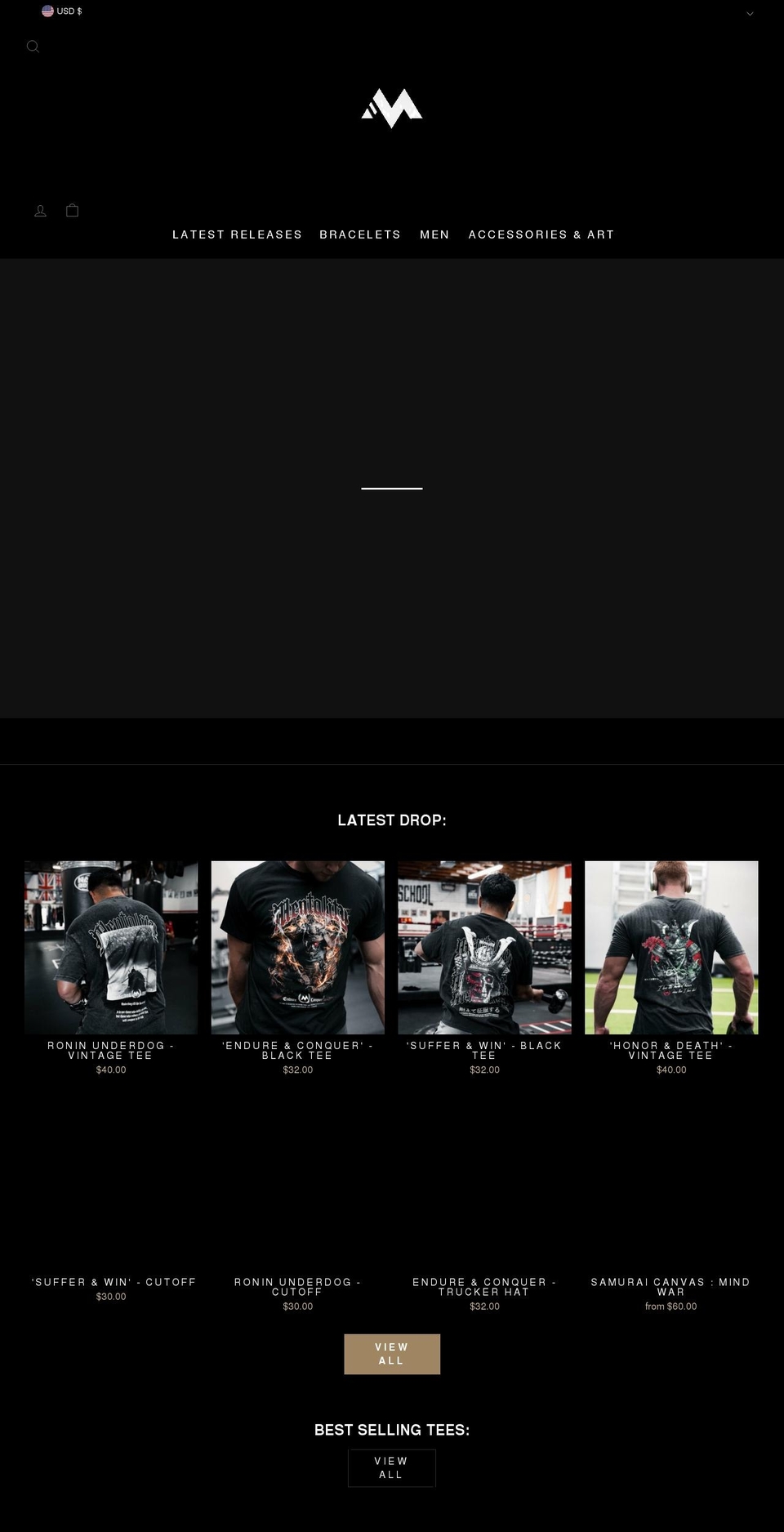 mentality.com shopify website screenshot