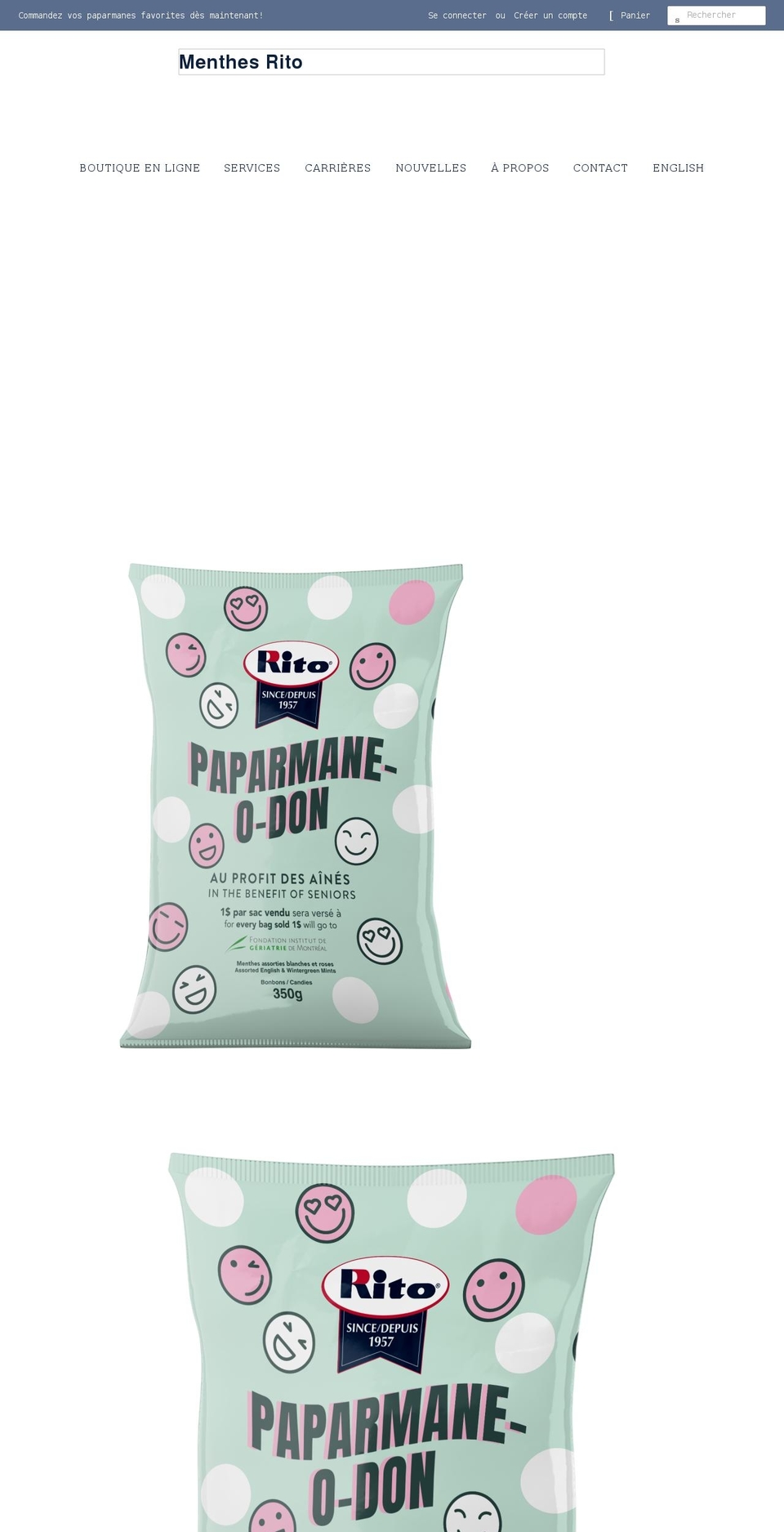 menthesrito.com shopify website screenshot