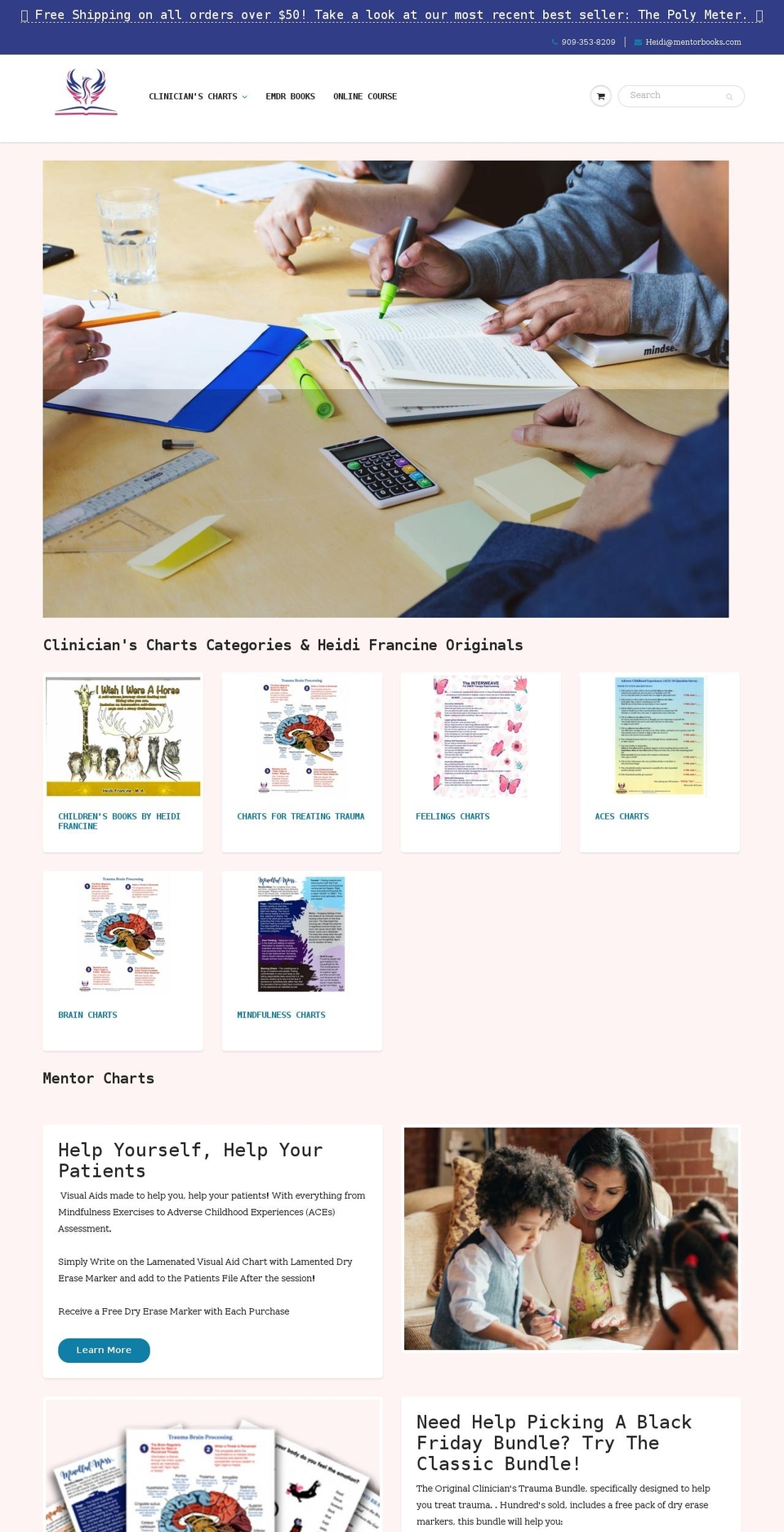 mentorstorenow.com — Shopify storefront screenshot