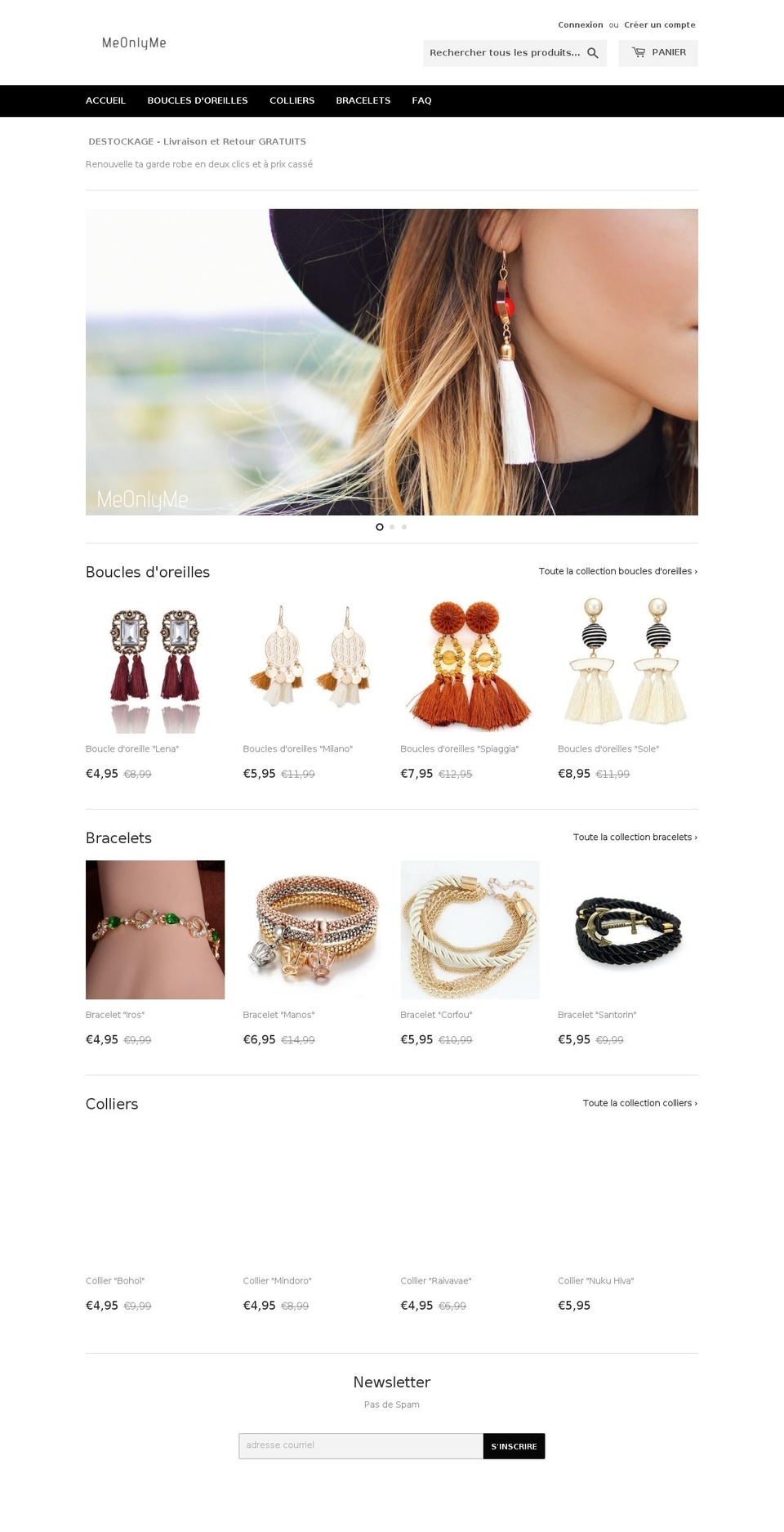 meonlyme.com — Shopify storefront screenshot