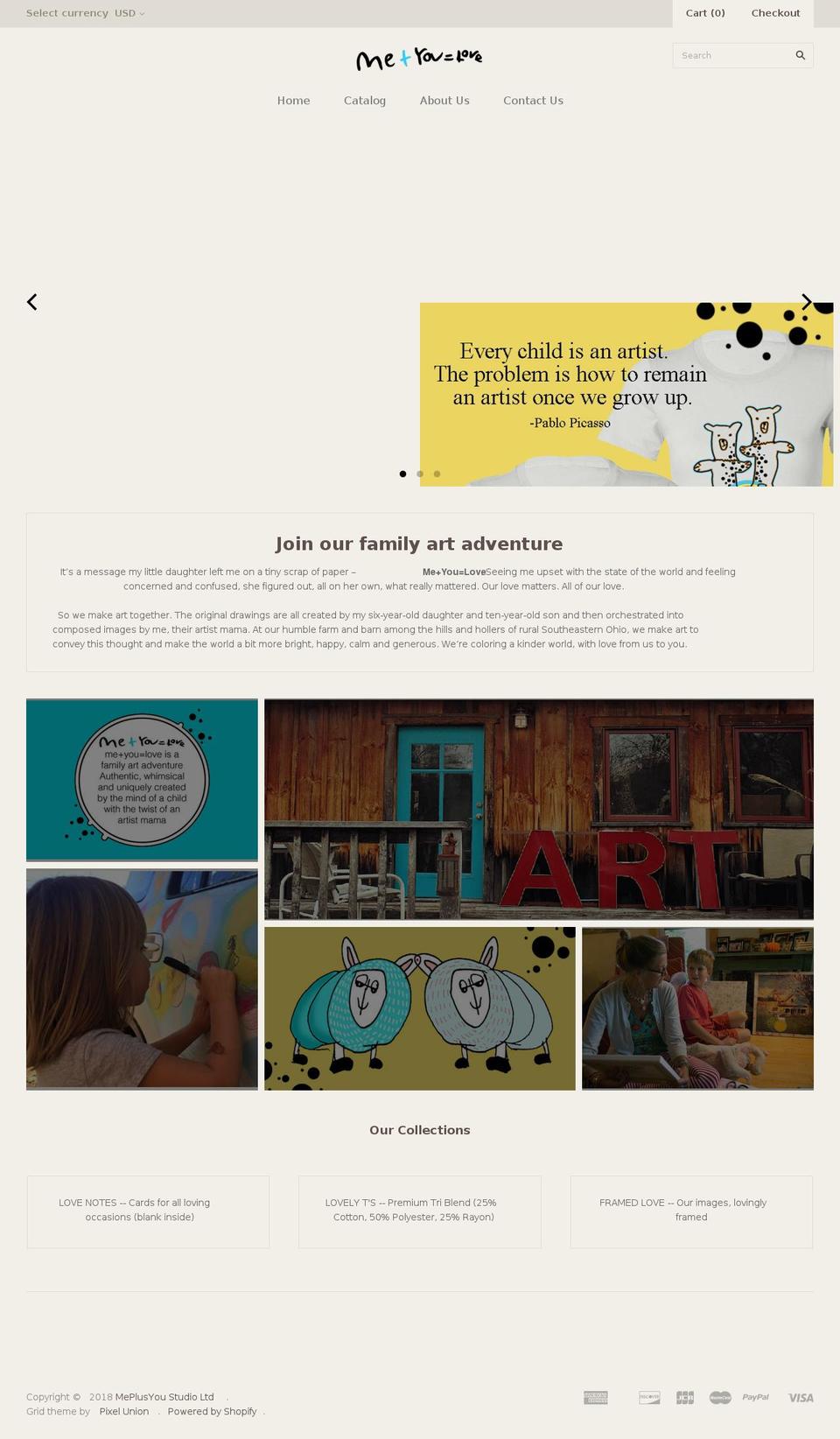 meplusyoulove.com — Shopify storefront screenshot
