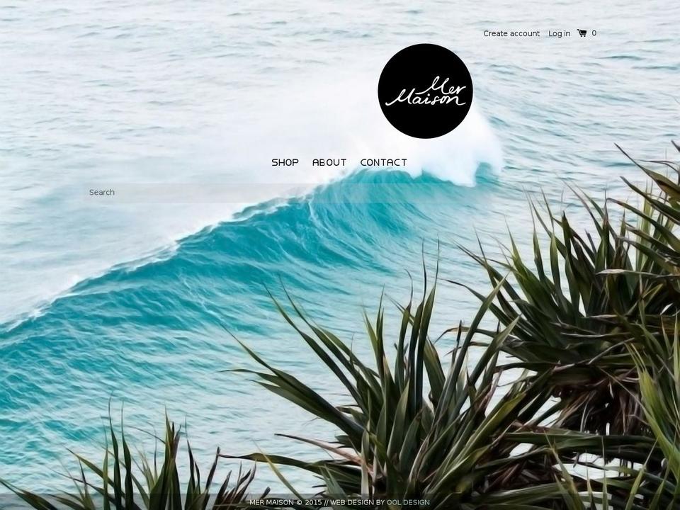 mer-maison.com shopify website screenshot