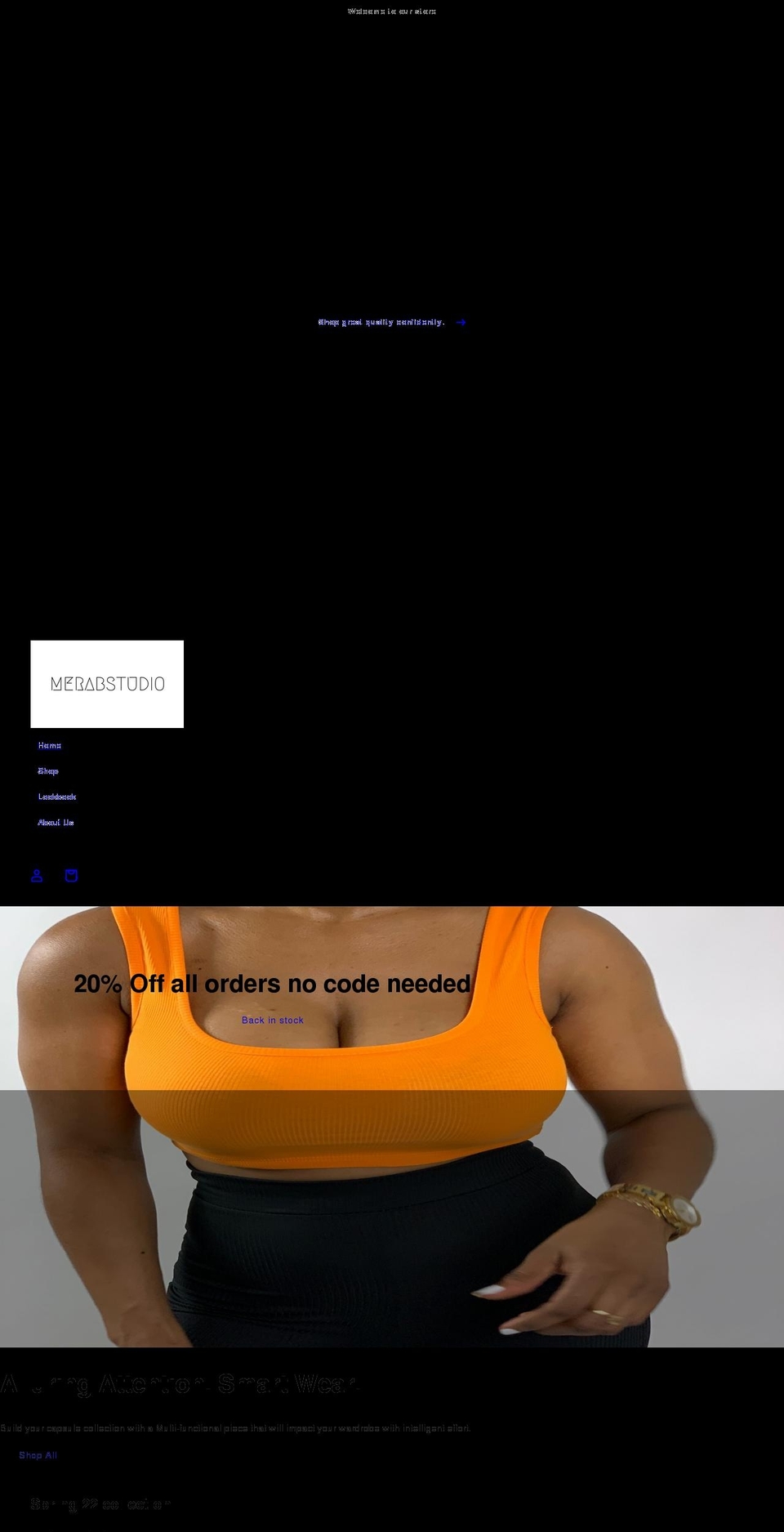 merabstudio.com shopify website screenshot