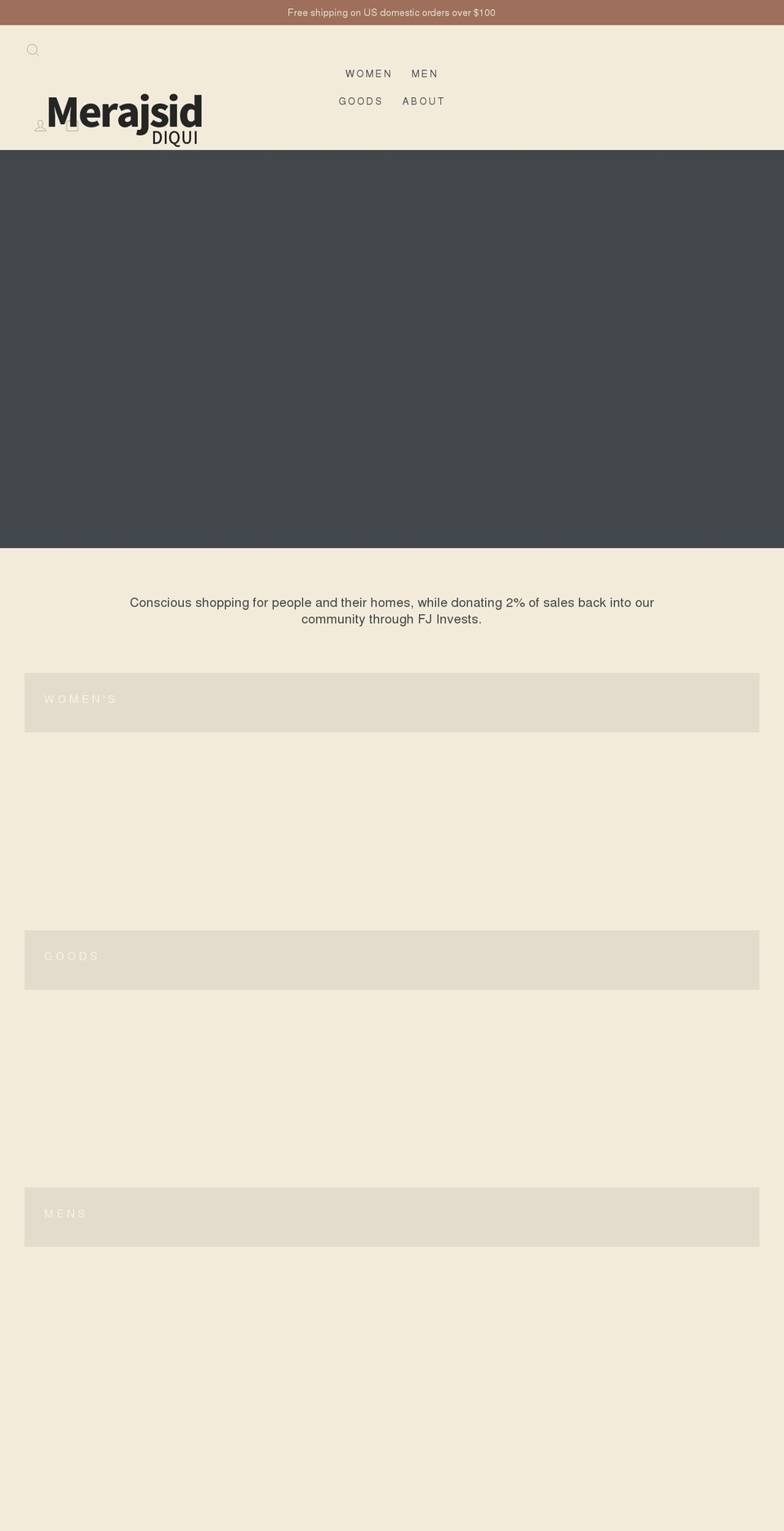 merajsiddiqui.com shopify website screenshot