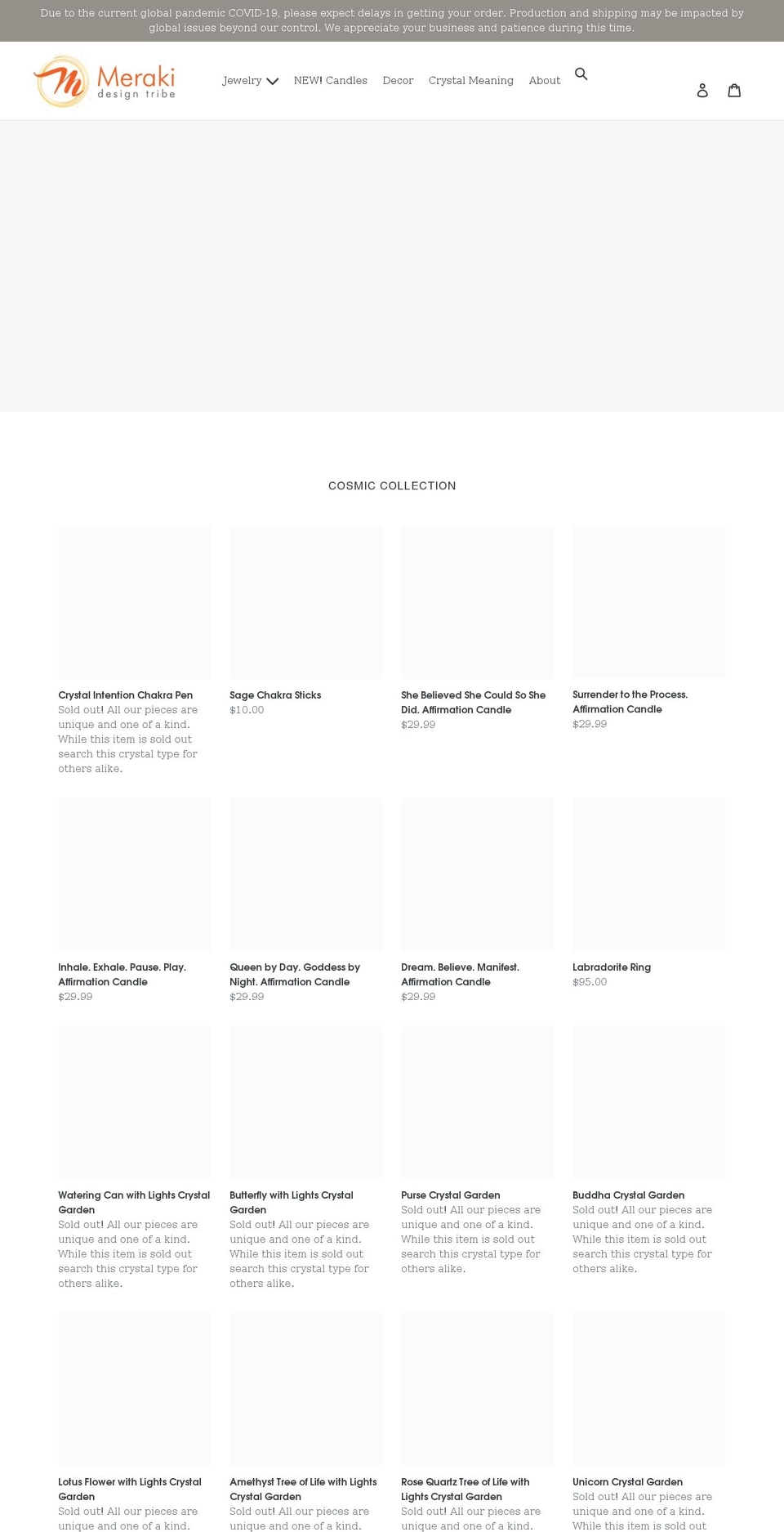 merakidesigntribe.com shopify website screenshot