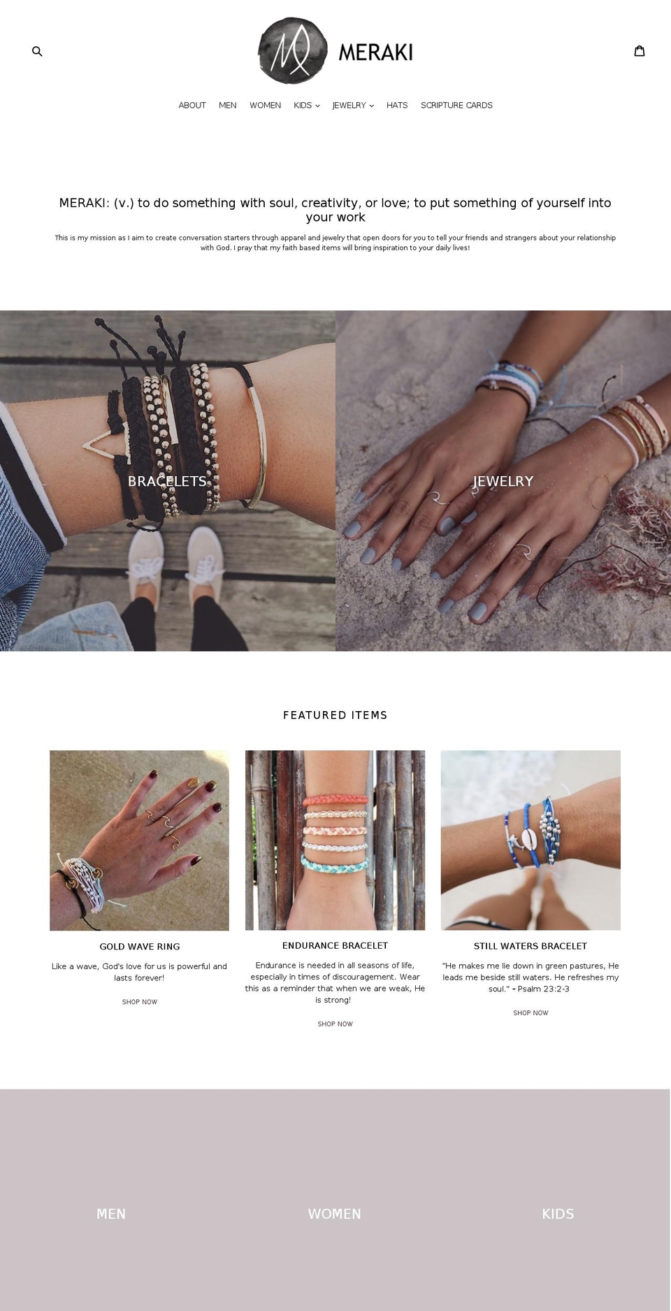 merakimethod.com — Shopify storefront screenshot