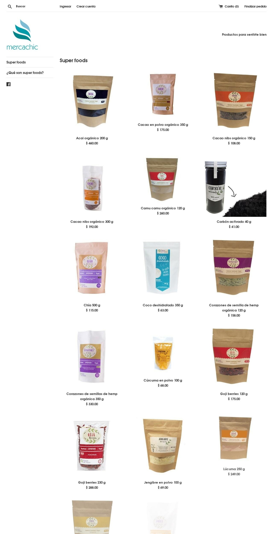 mercachic.com shopify website screenshot