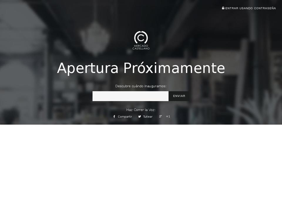 MC Shopify theme site example mercadocastellano.com