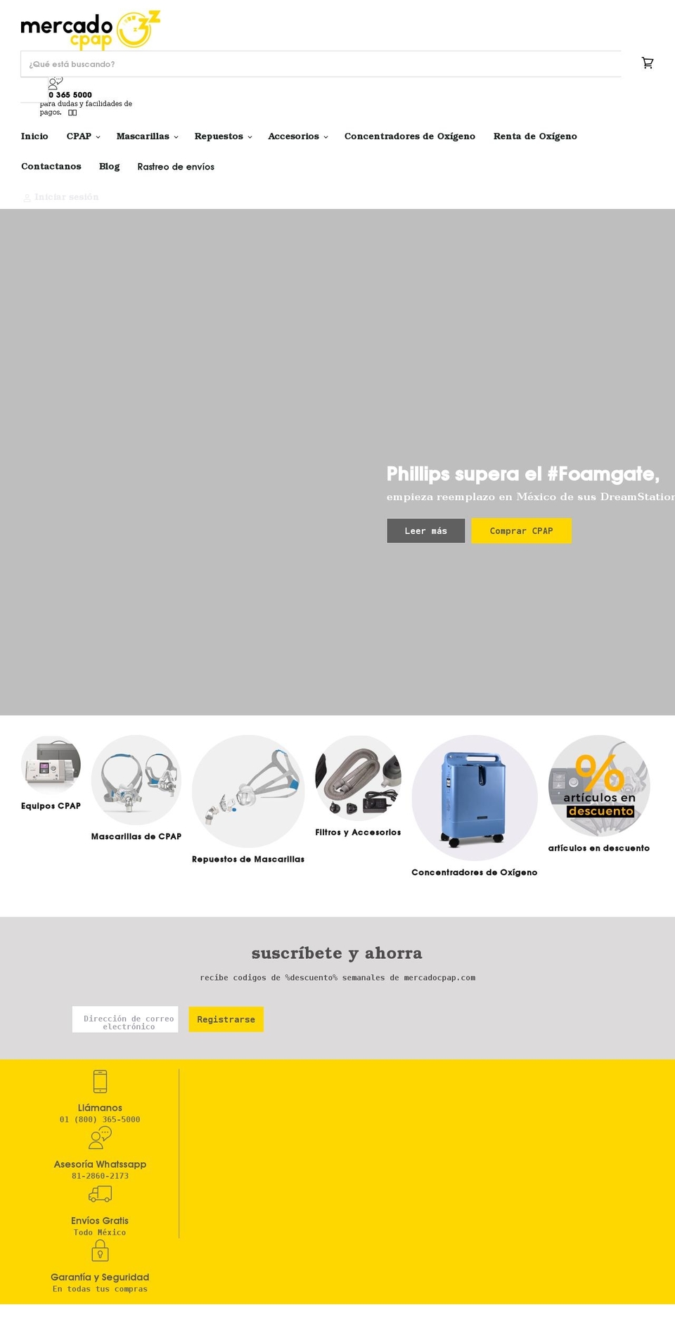 mercadocpap.com shopify website screenshot