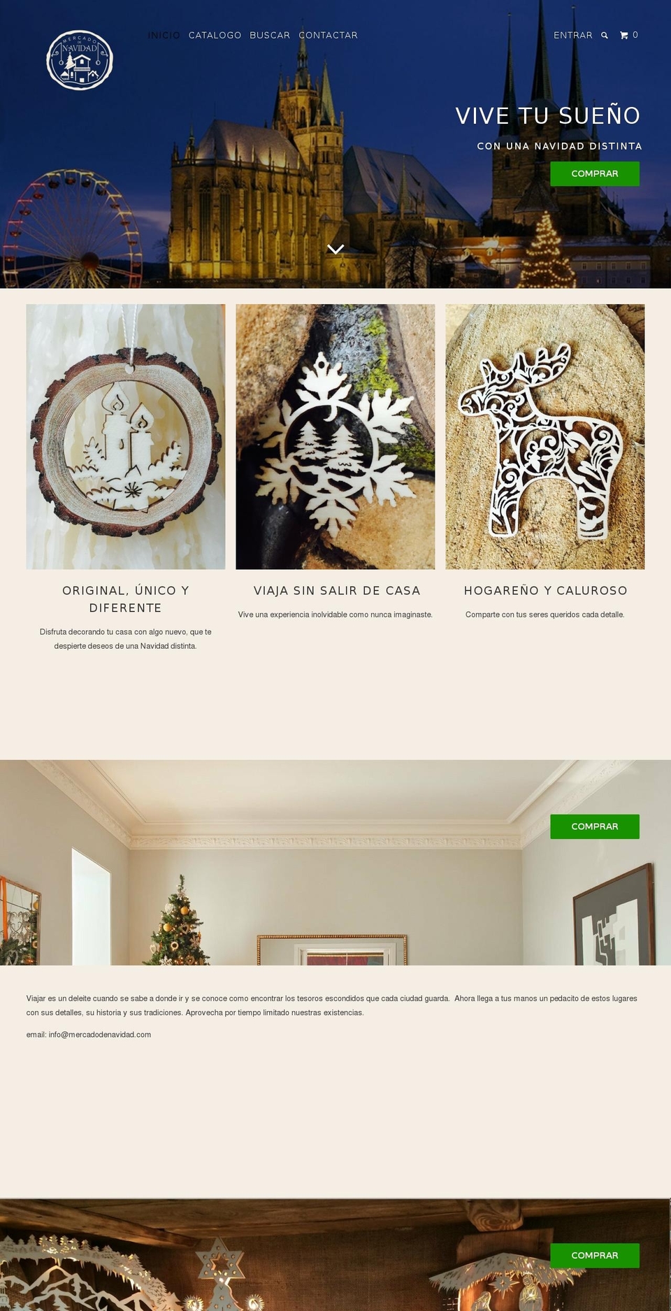mercadodenavidad.com shopify website screenshot