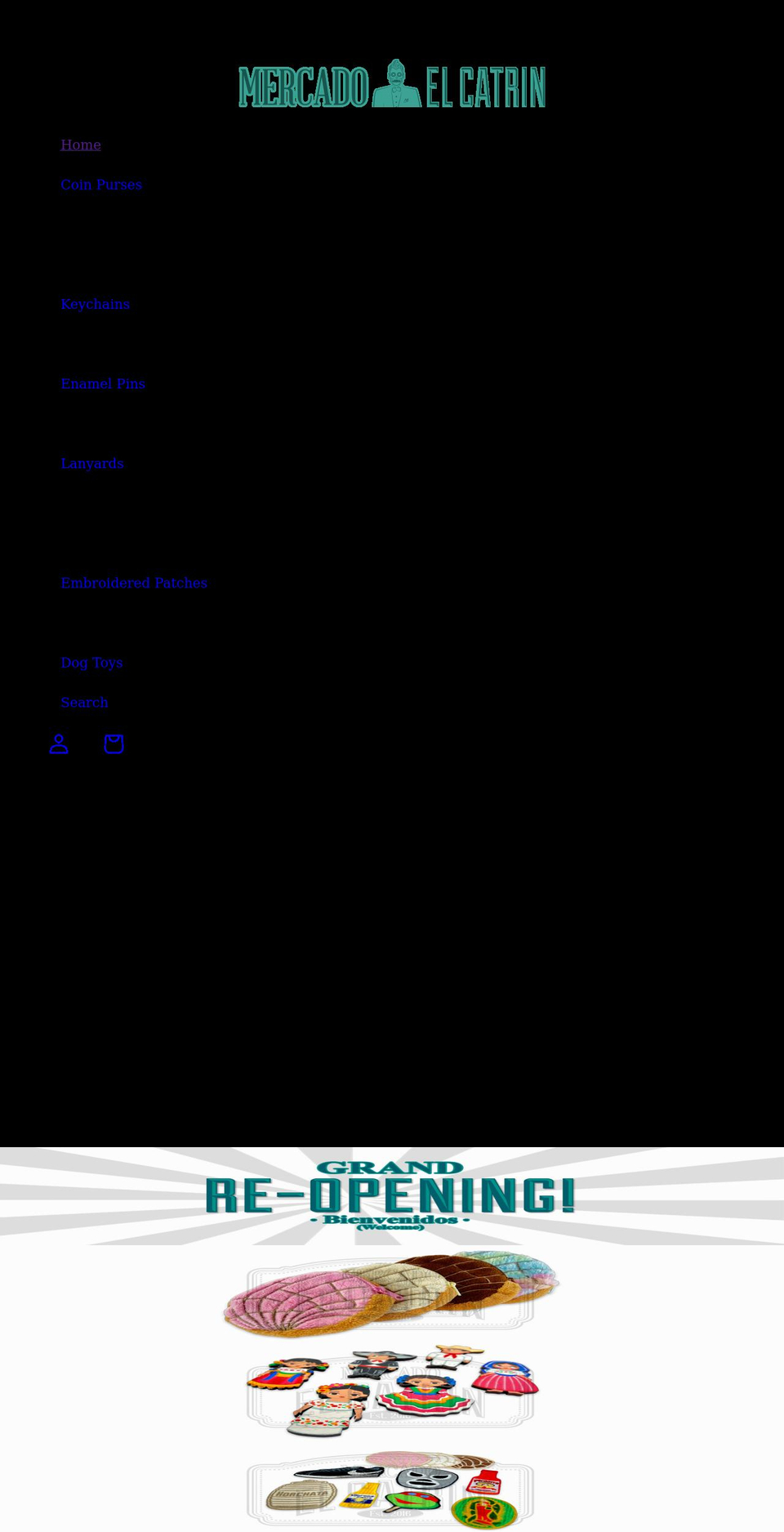 mercadoelcatrin.com shopify website screenshot