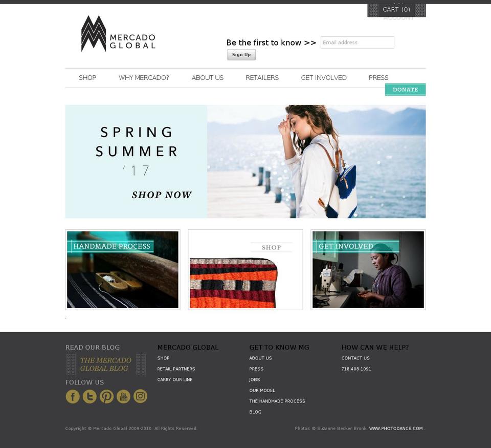 YourStore Shopify theme site example mercadoglobal.org