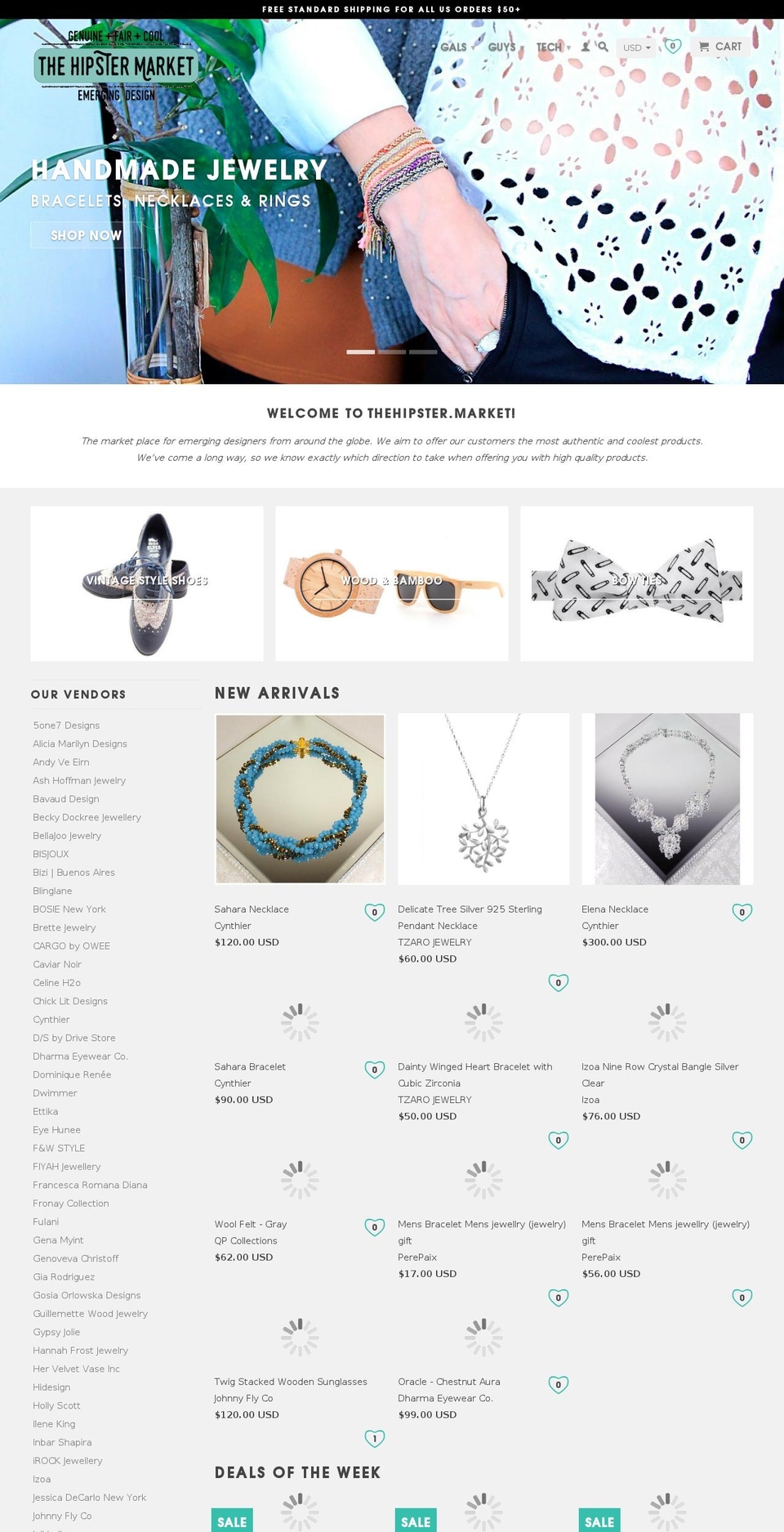 mercadohipster.com shopify website screenshot