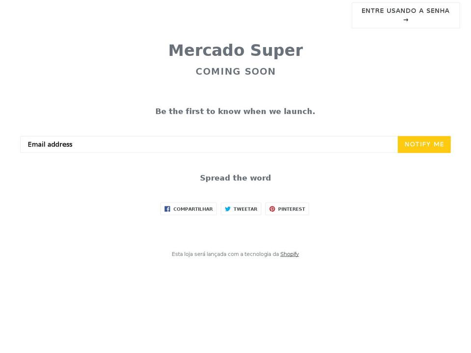 mercadosuper.com shopify website screenshot