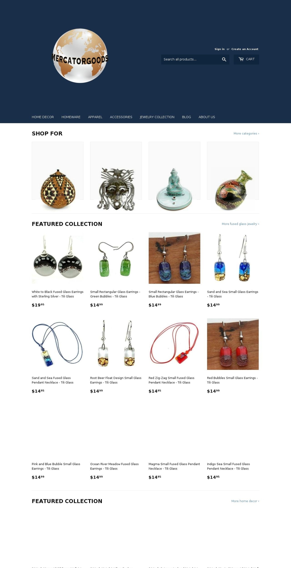 mercatorgoods.com shopify website screenshot