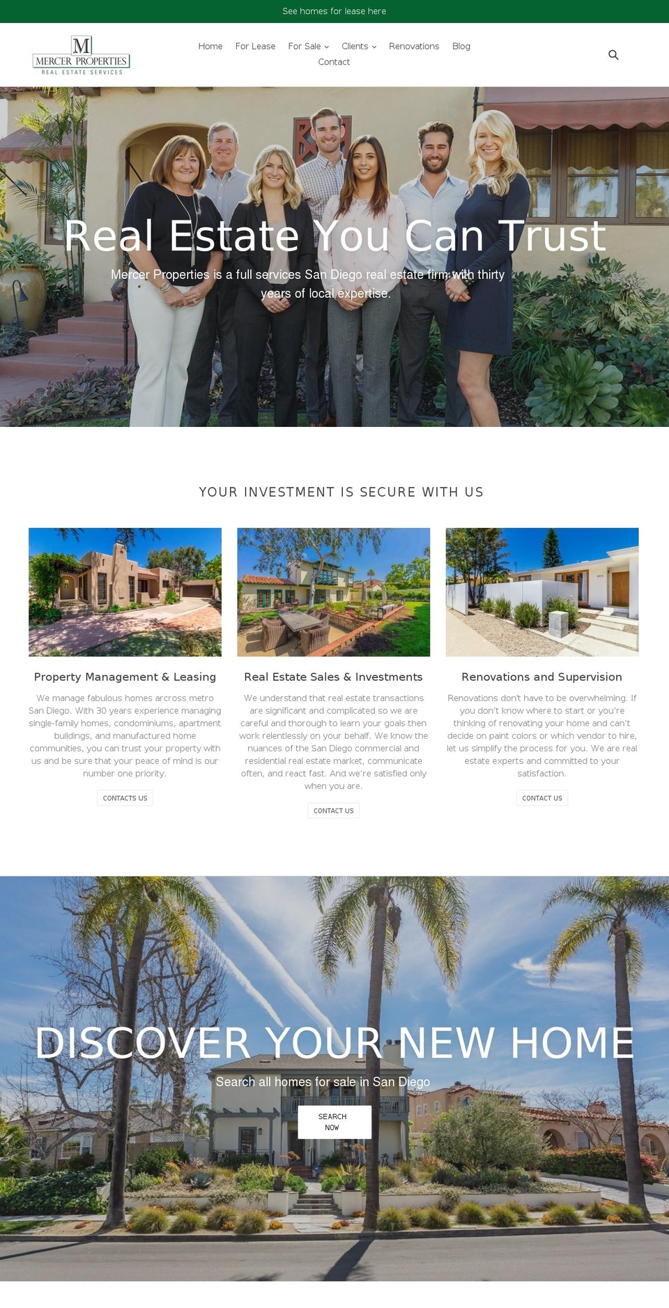 mercerinvestments.net shopify website screenshot