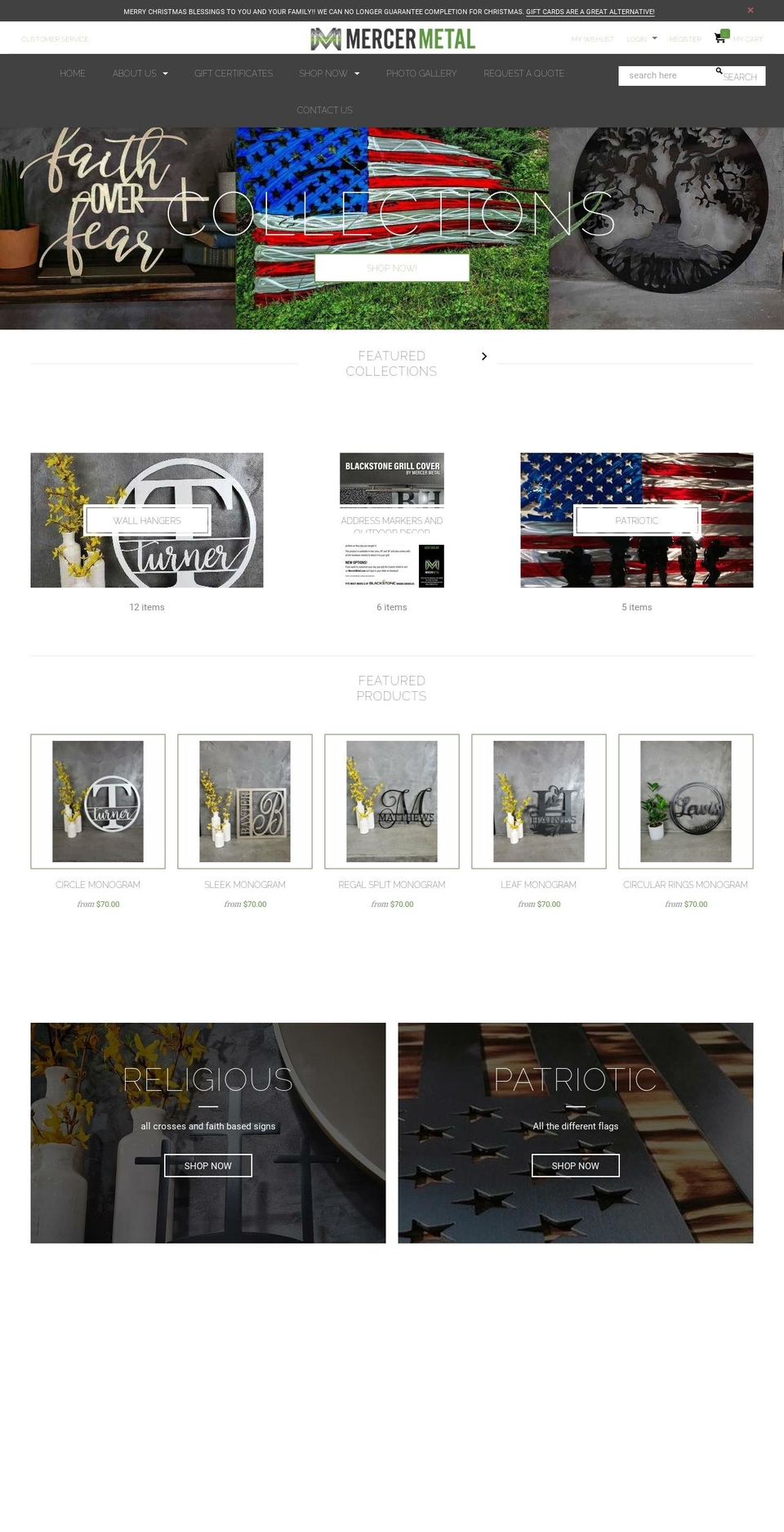 decortica Shopify theme site example mercermetal.com