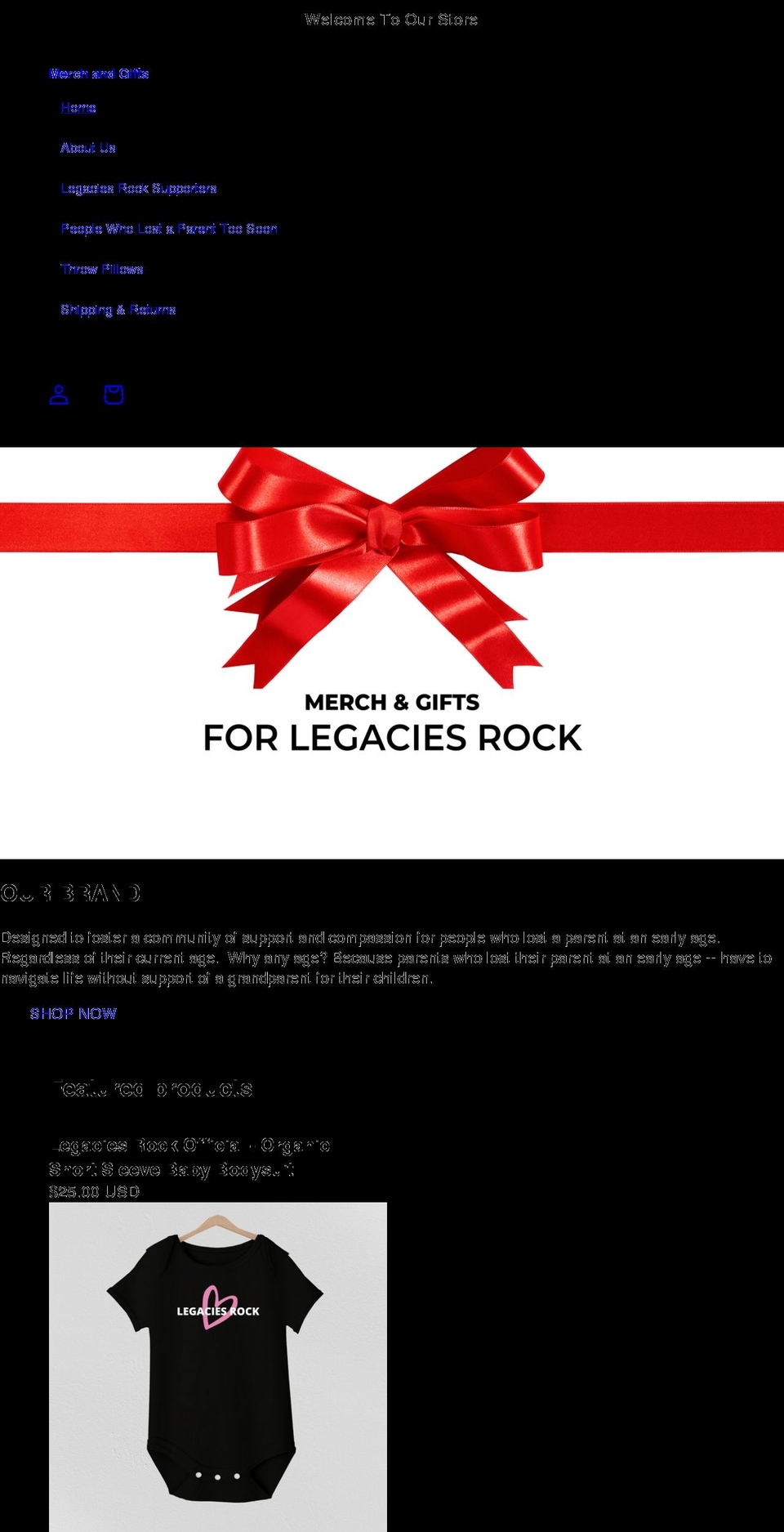 merchandgifts.com shopify website screenshot