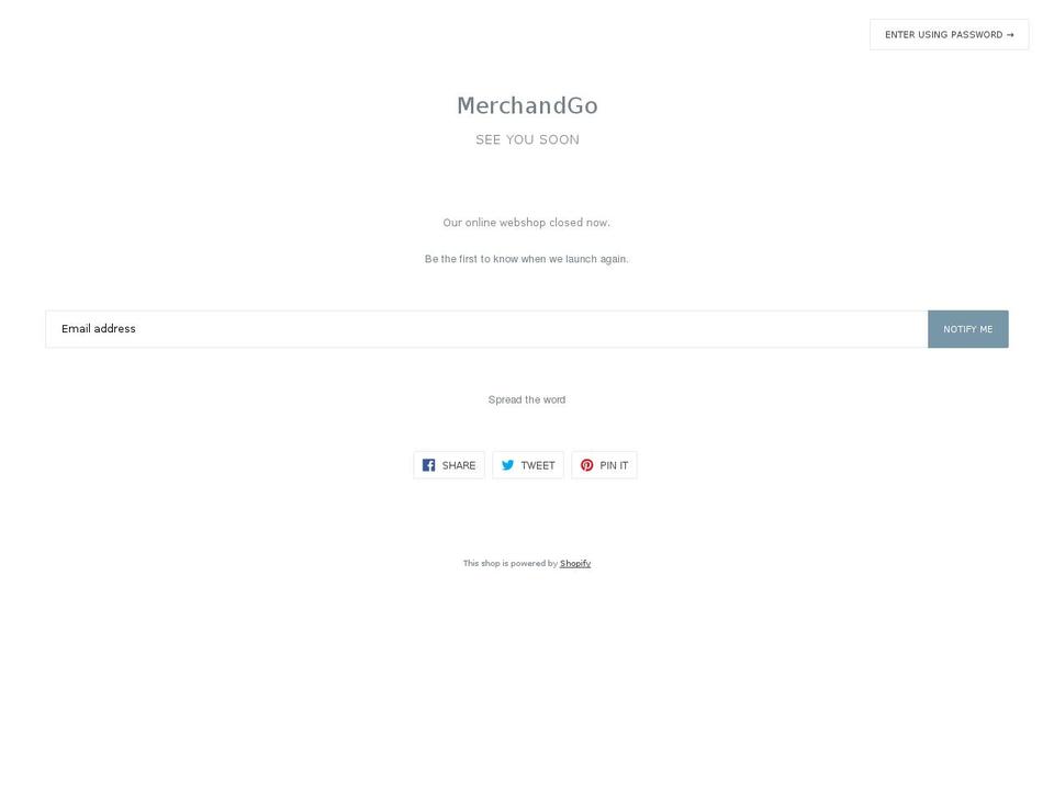 merchandgo.com — Shopify storefront screenshot