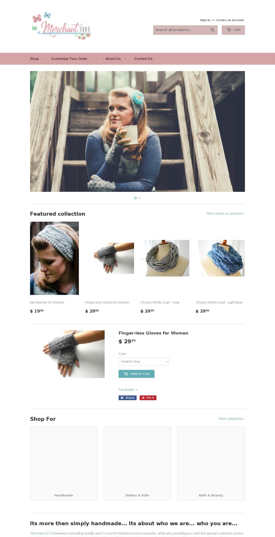 merchant3114.com — Shopify storefront screenshot
