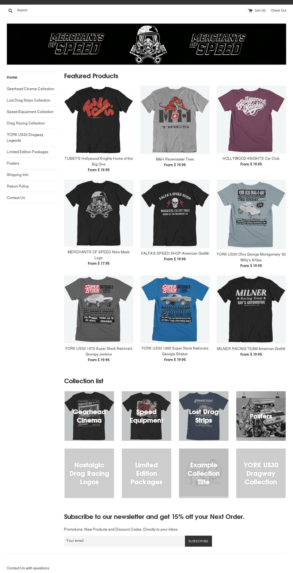 merchantsofspeed.net shopify website screenshot