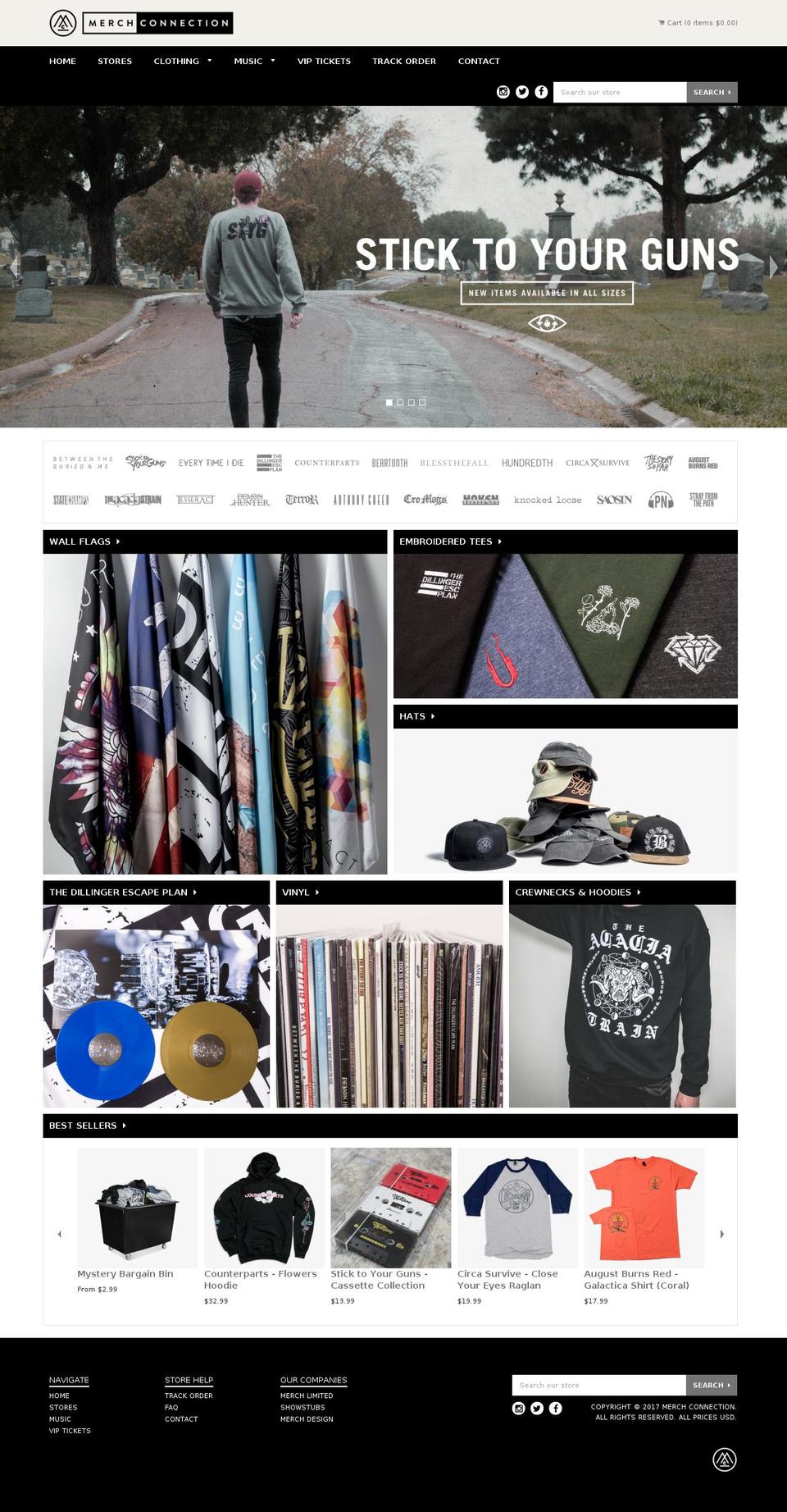 merchconnectioninc.com shopify website screenshot